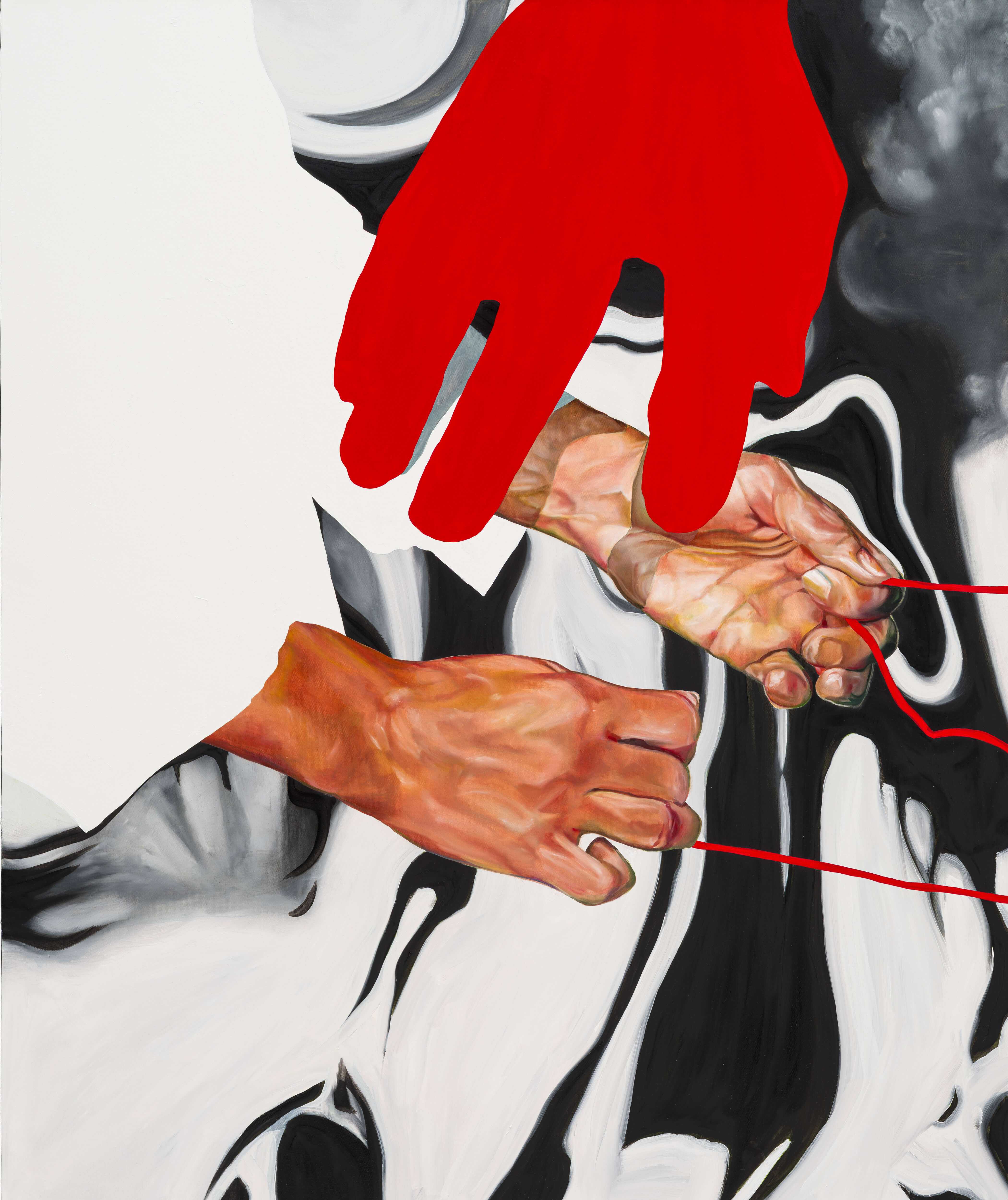 Chloé Saï Breil-Dupont, 'What you did won’t be done', 2025, oil on canvas, 120 x 100 cm