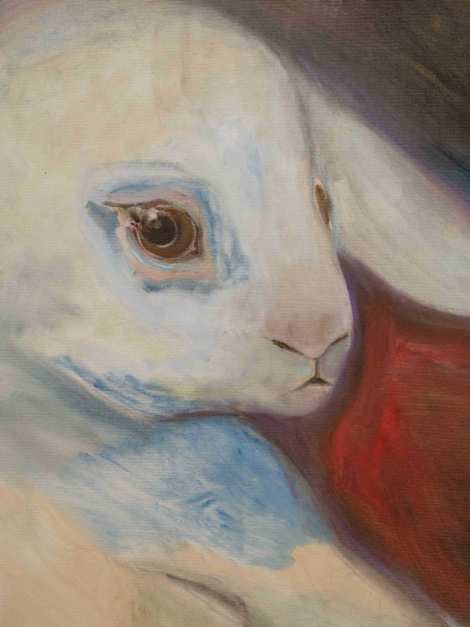 Detail of "Midnight Mischief (Ode to the one that keeps us awake)" by Leonie Specht