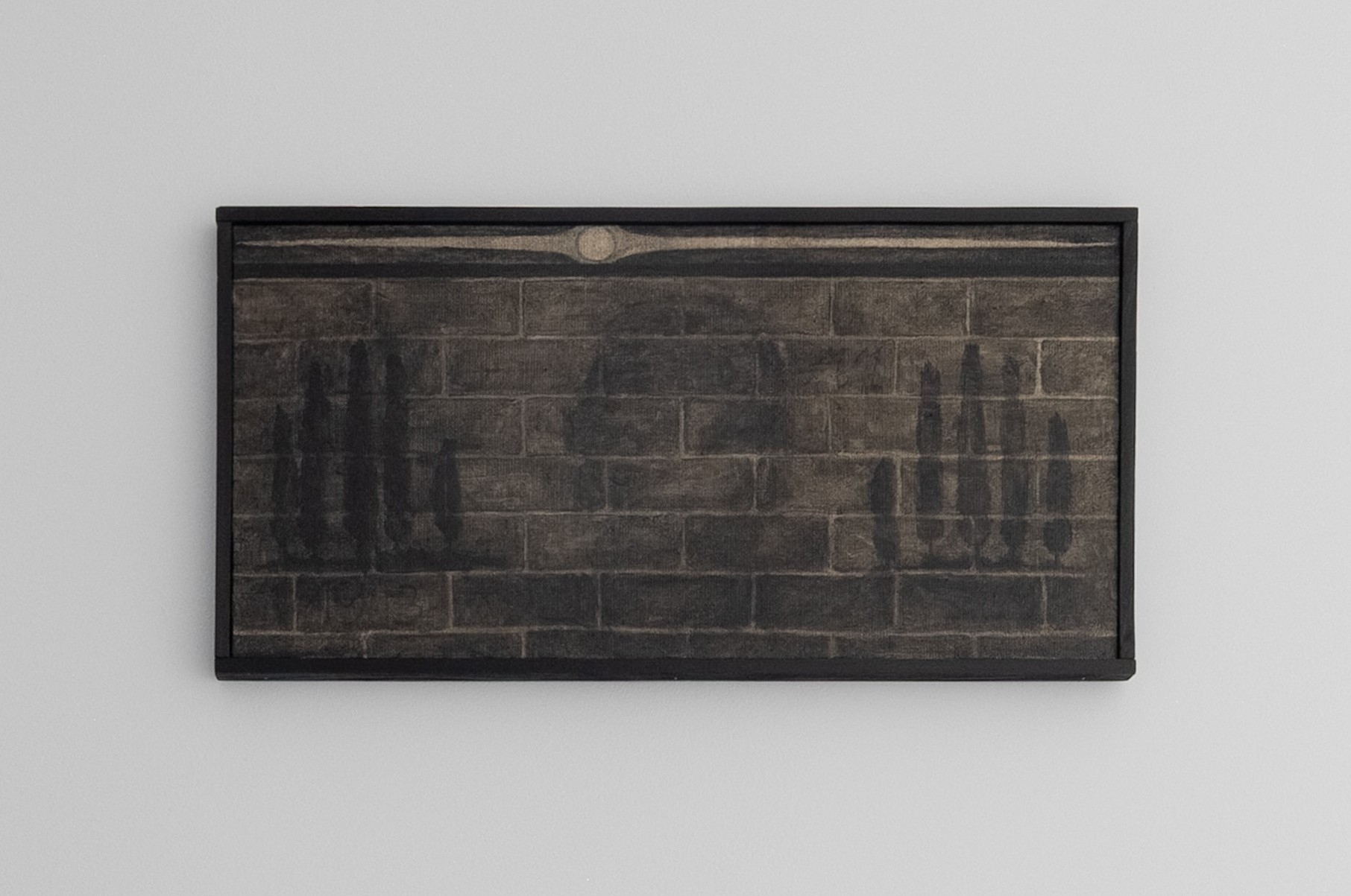 Agata Popik, „Untitled”, 2025, oil on linen, 32 × 64 cm