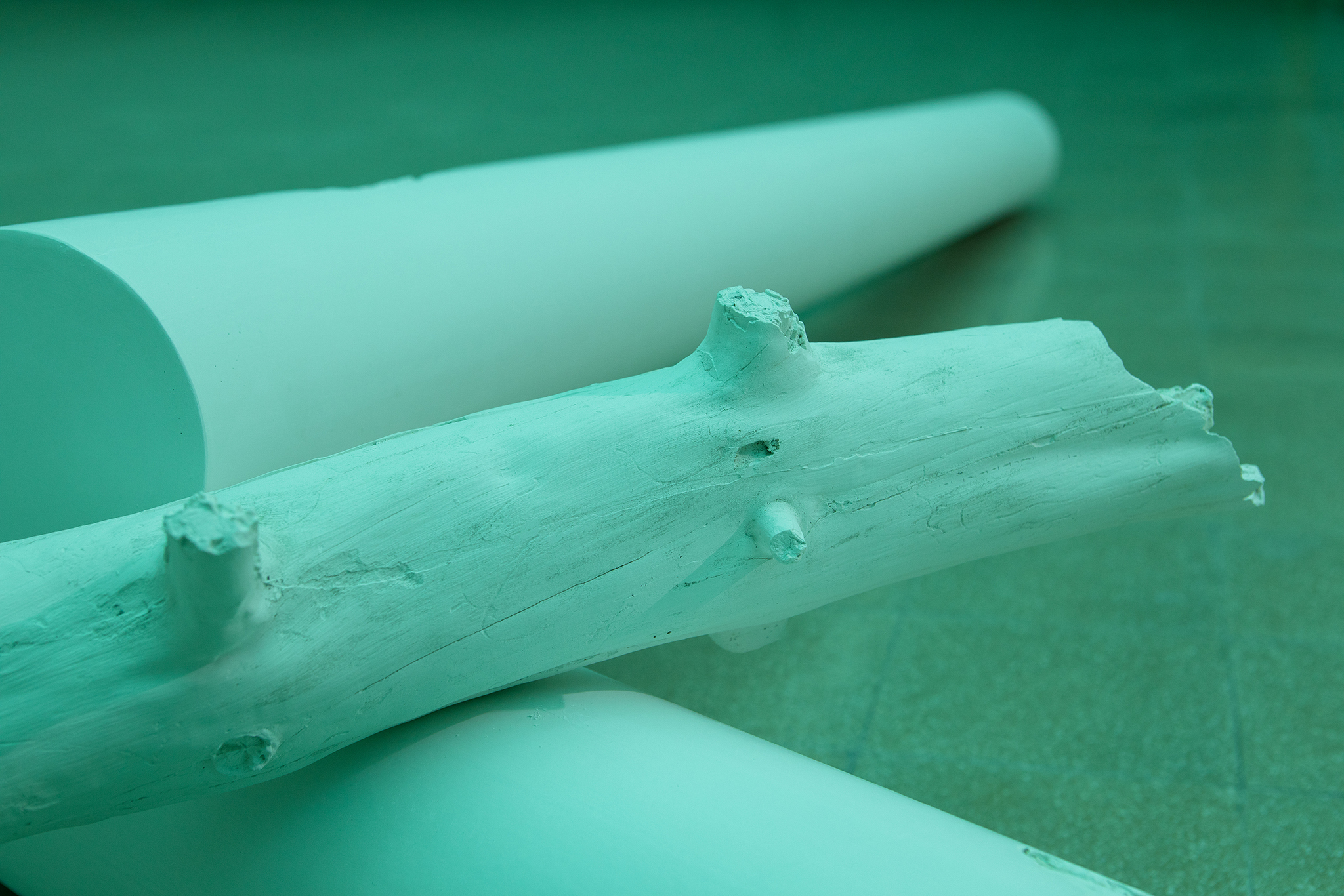 "Evergreen", 2025, plaster, concrete