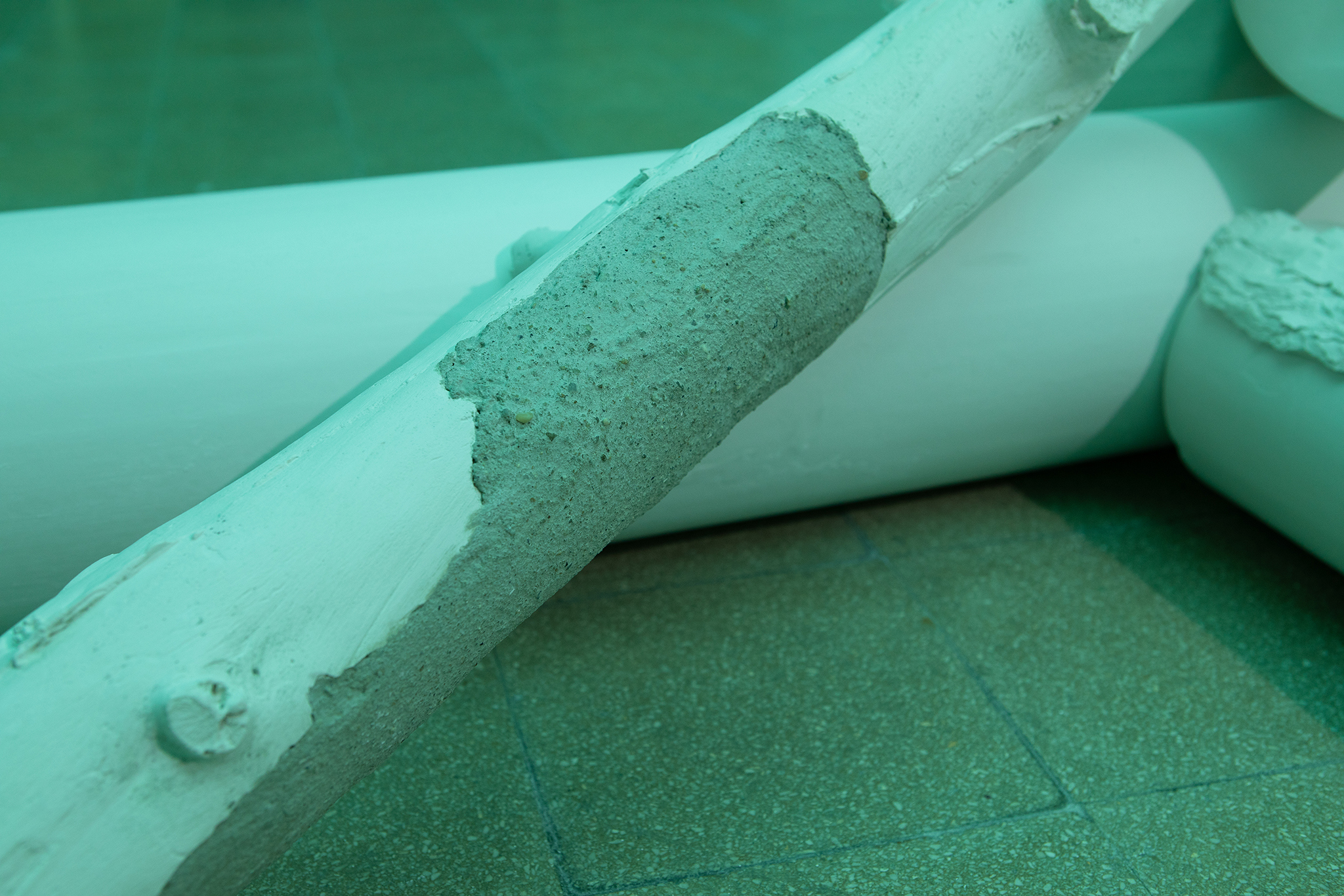 "Evergreen", 2025, plaster, concrete