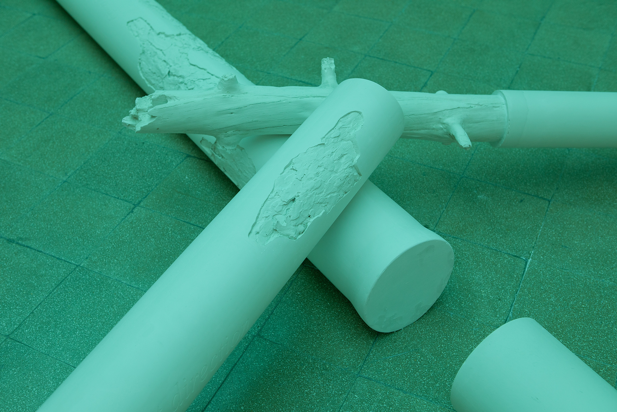 "Evergreen", 2025, plaster, concrete