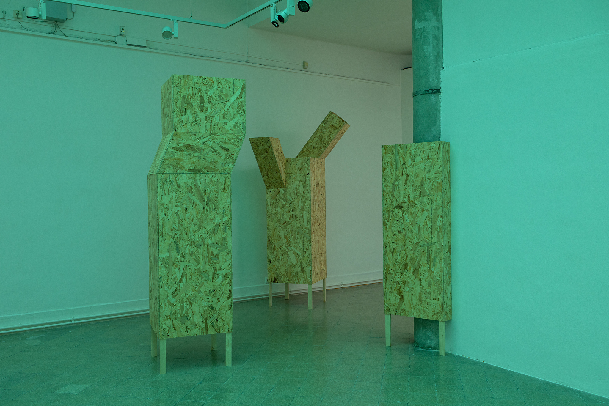 "Woods" 2025, osb board, pine