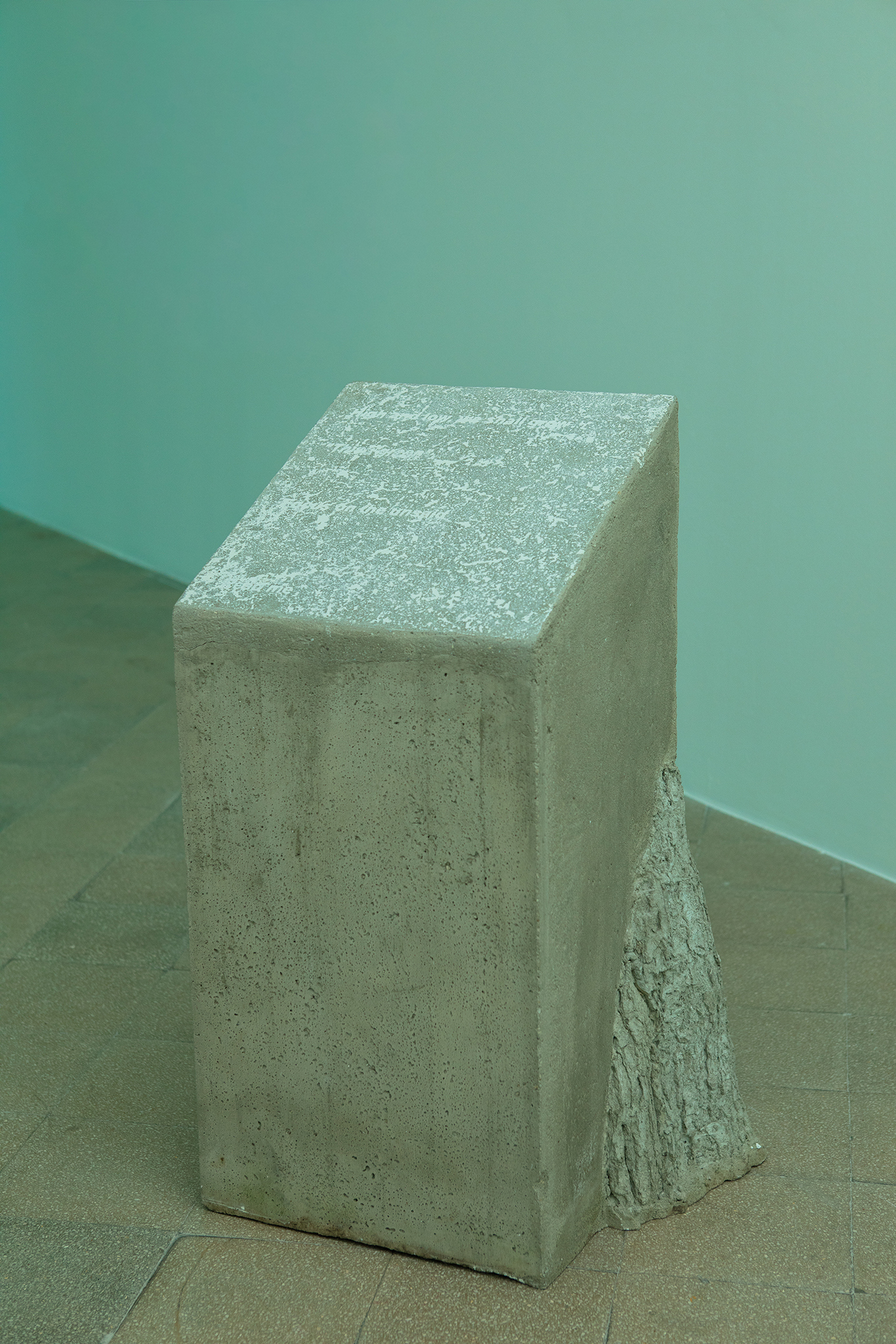 "Concrete Statements" 2024, concrete, plaster