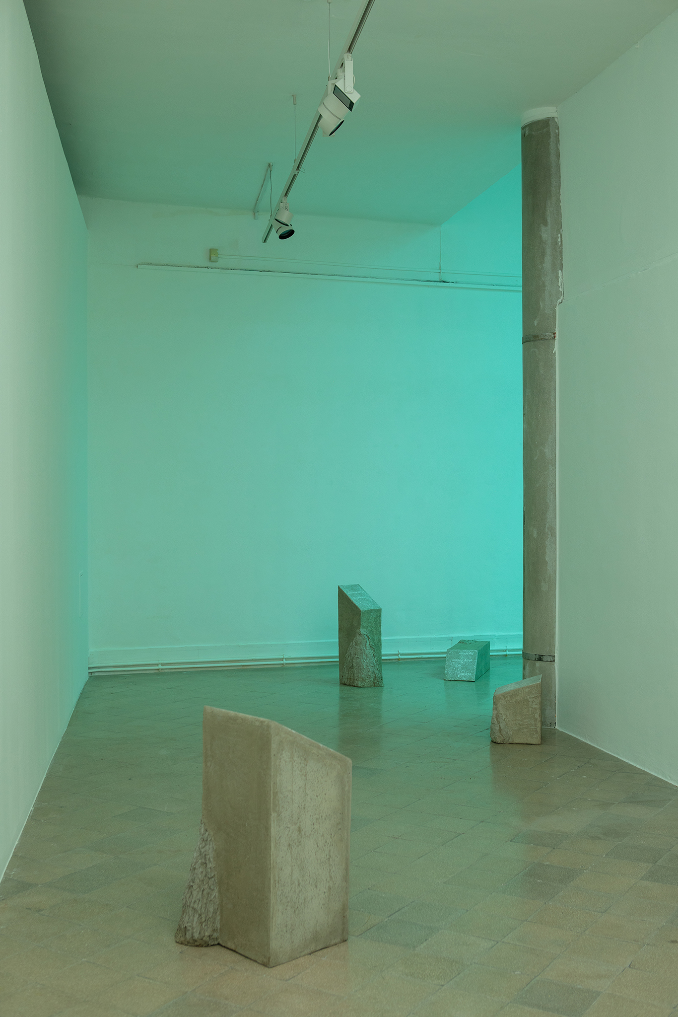 "Concrete Statements" 2024, concrete, plaster