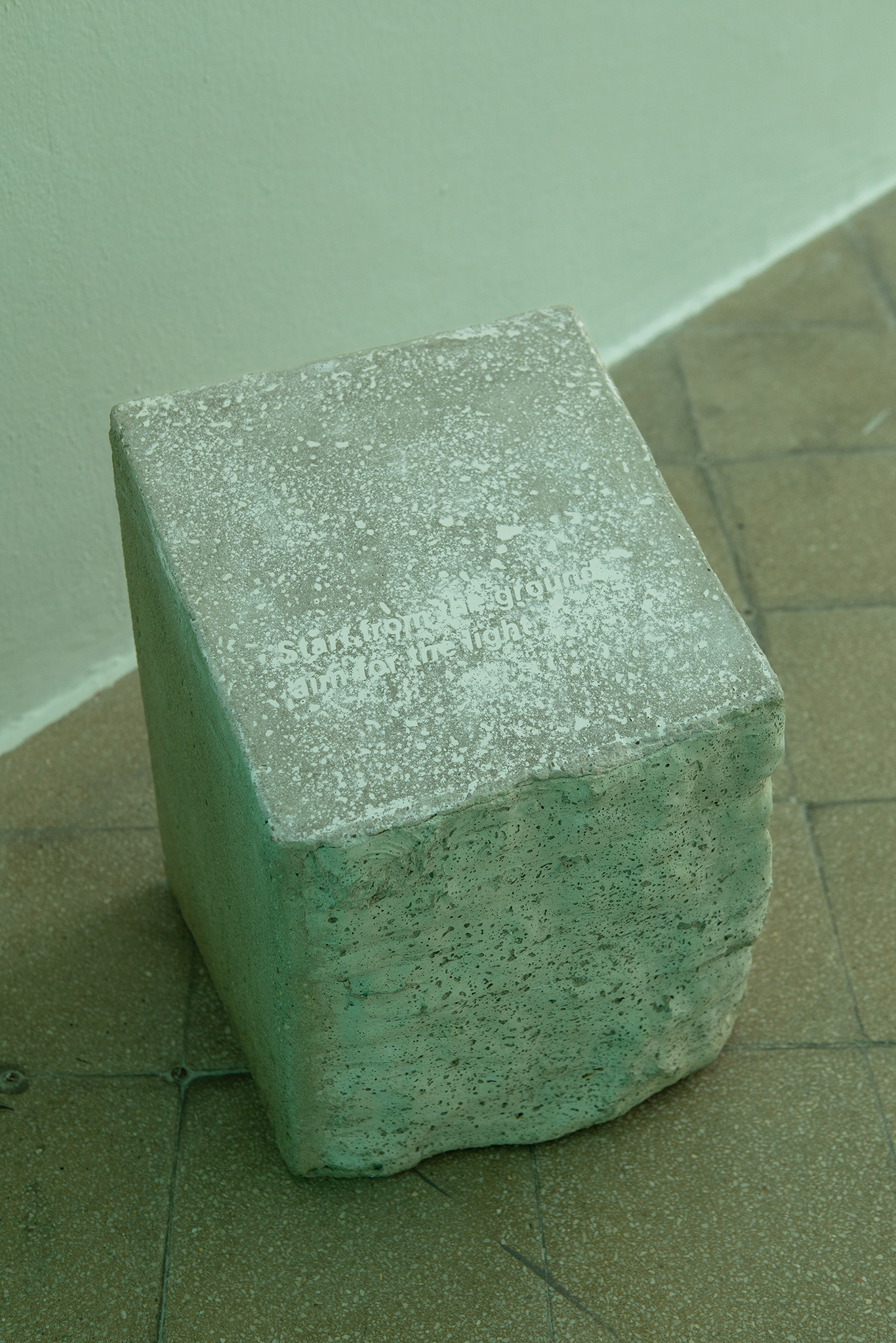"Concrete Statements" 2024, concrete, plaster