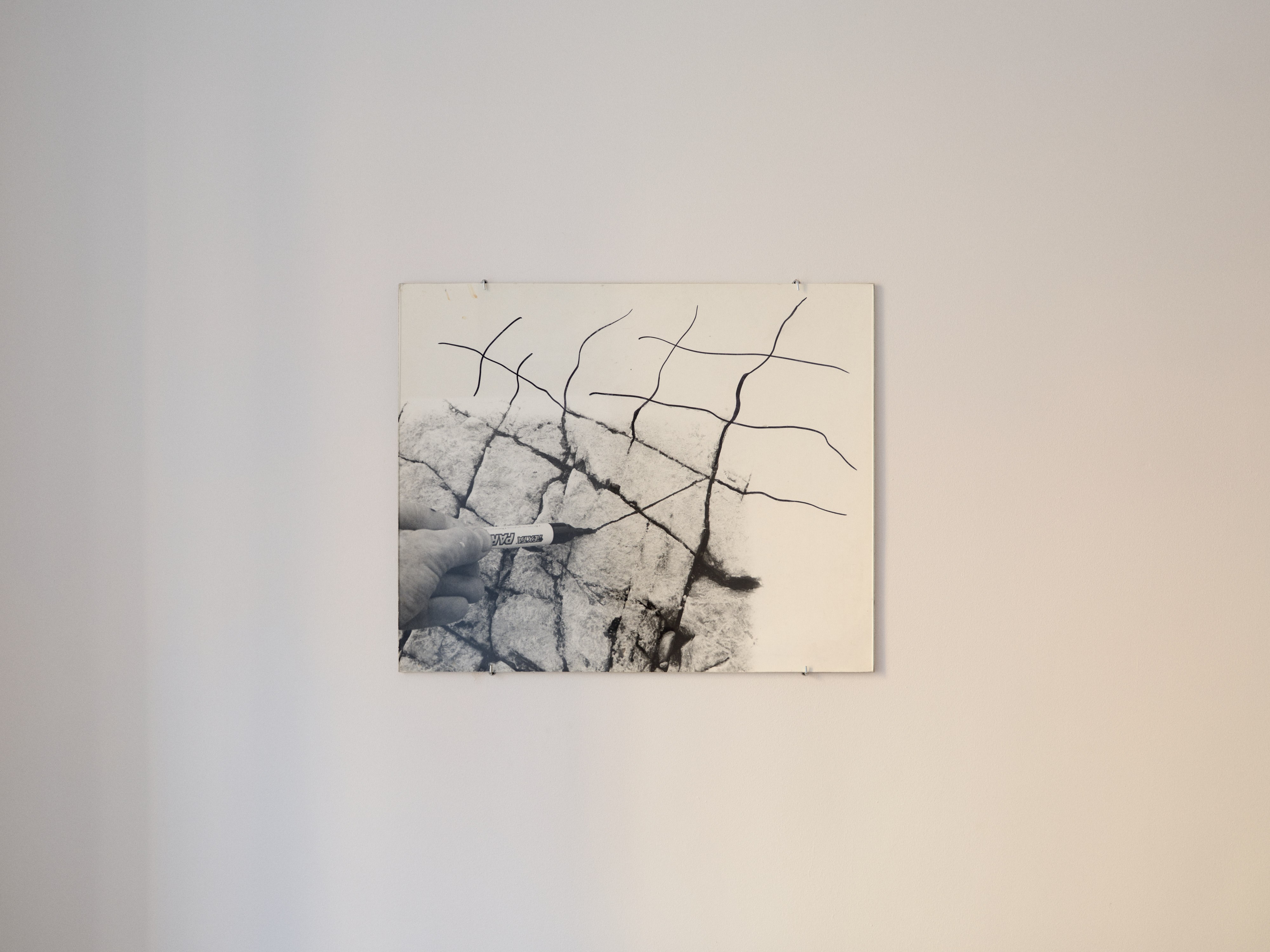 Zygmunt Rytka, Obiekty Chwilowe - Obiekt Rozpadu, 1988, gelatin silver print on board 48,5 x 59 cm