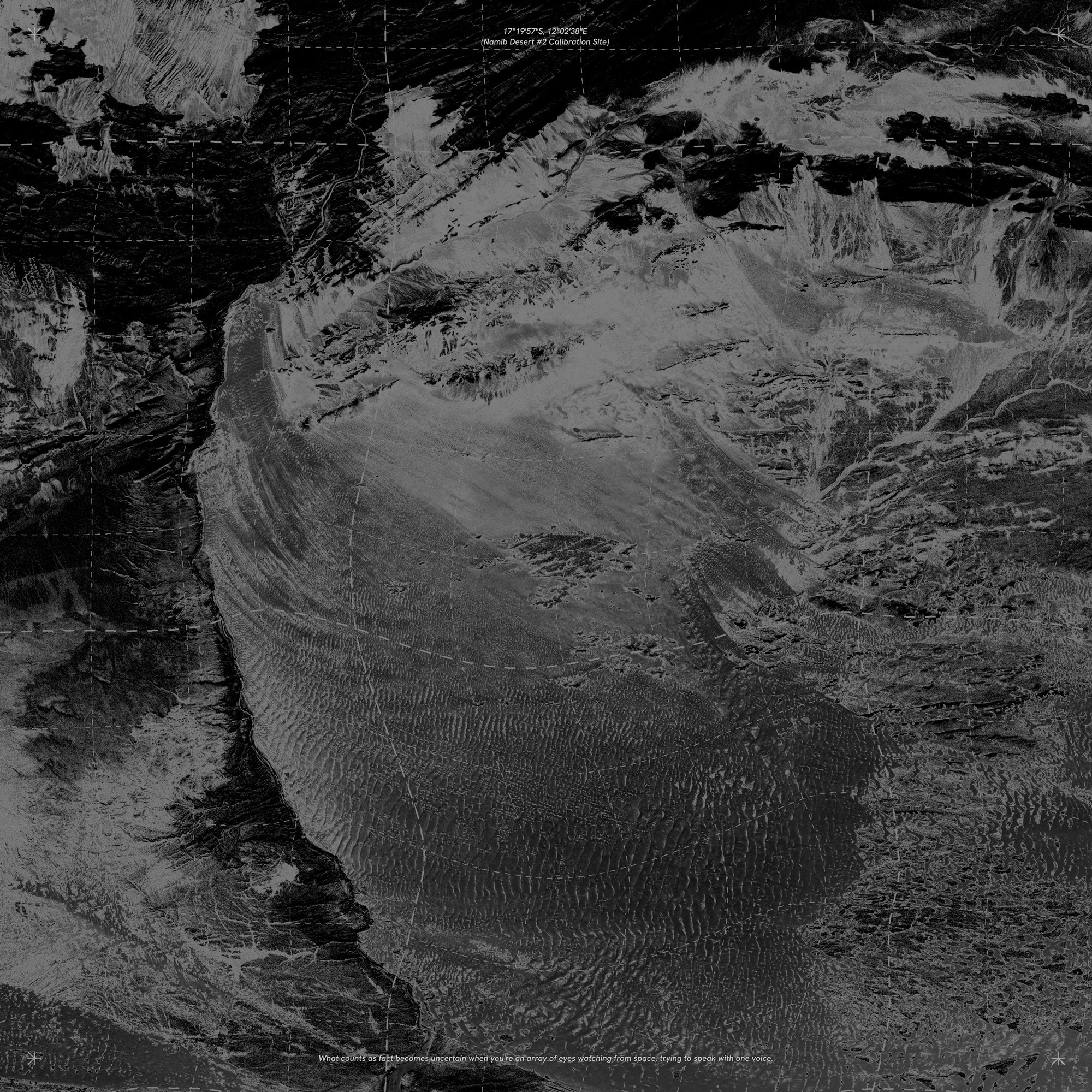 Cezar Mocan, Namibia Desert #2 Calibration Site, 2026 Archival pigment print 100 x 100 cm 1/5
