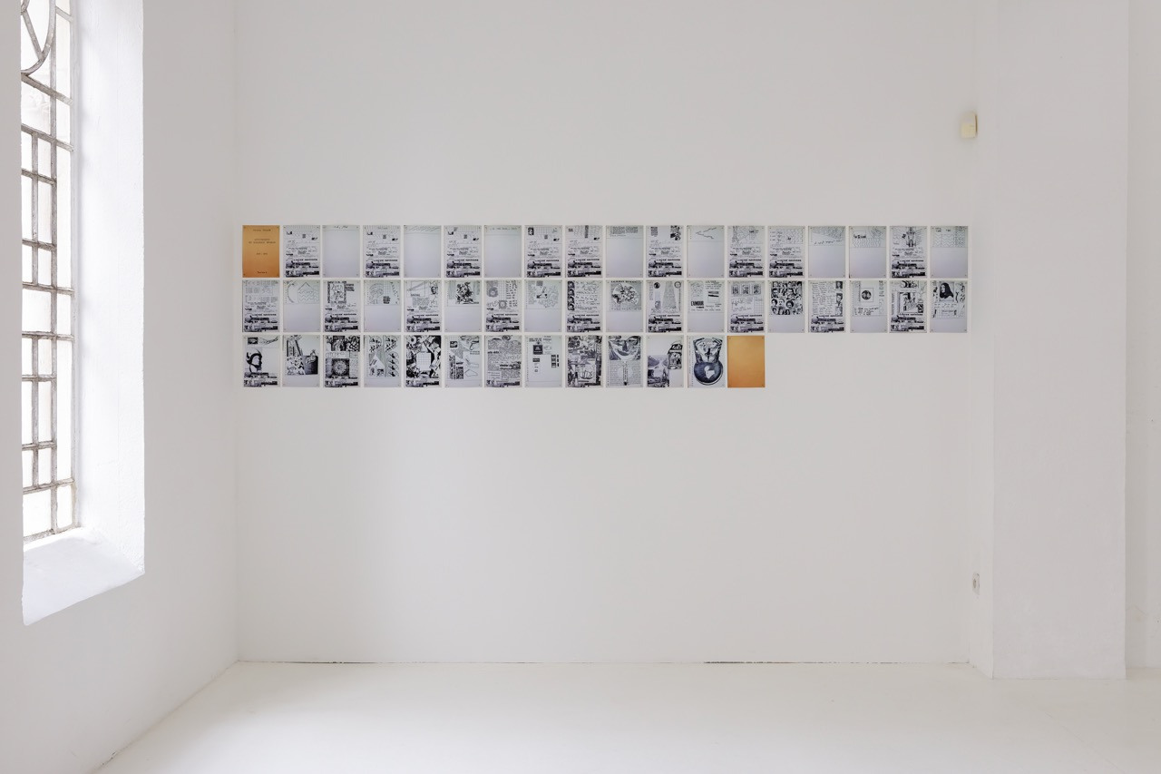 Patrizia Vicinelli Apotheosys of schizoid woman 1969 - 1970, Tau/Ma n.6, 1979, Florence, reproduction 1:1, with the permission of Archivio Patrizia Vicinelli. Exhibition Paroles, Paroles, CAC - la synagogue de Delme, 2026