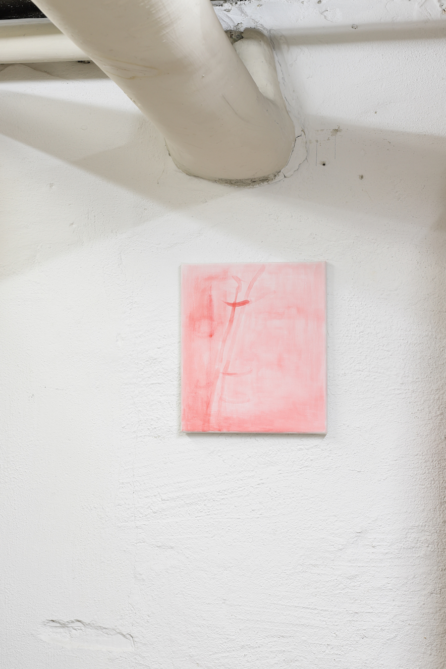 Yoo Kim, Stitch, 2025, Acryl auf Leinwand, 35 × 30 cm