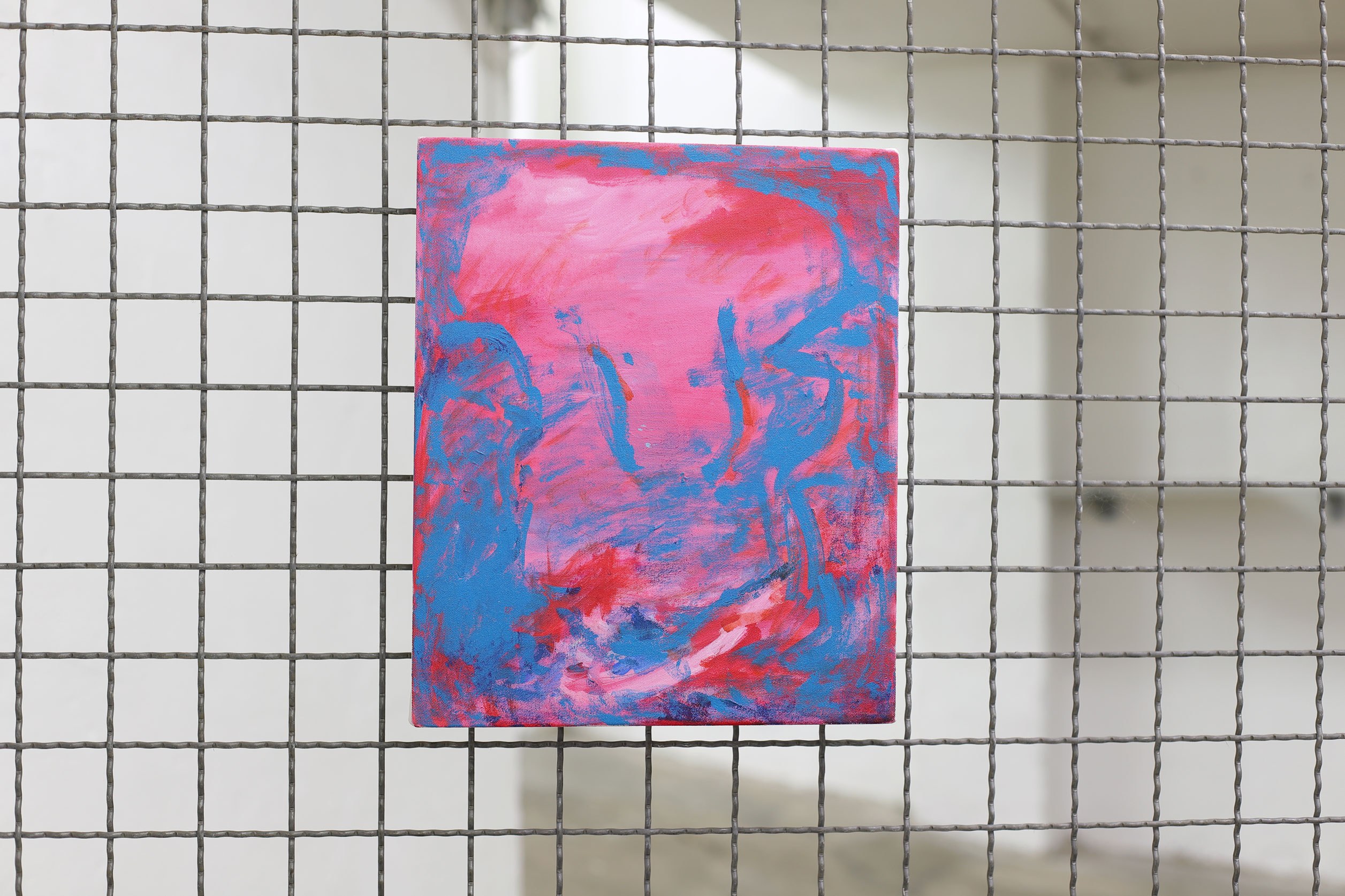 Yoo Kim, ohne Titel, 2022, Acryl auf Leinwand, 35,5 x 30 cm