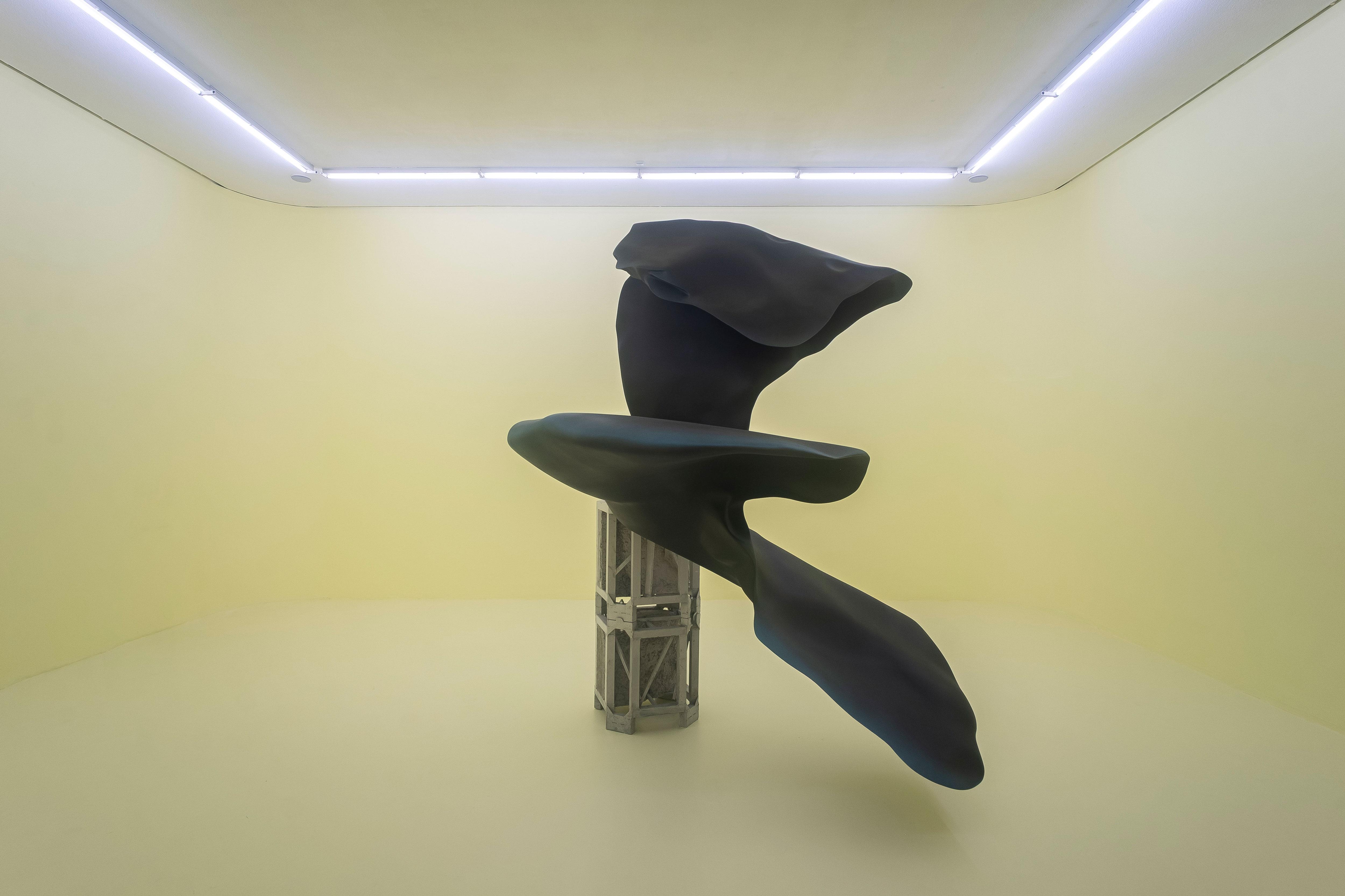 Teresa Solar Abboud, "Tunnel Boring Machine (Atlantic Ridge Multiplicity)", 2025. Installation view "Self-Portrait as a Pregnant Woman", Kunstverein Hannover, 2025. Photo: Mathias Völzke