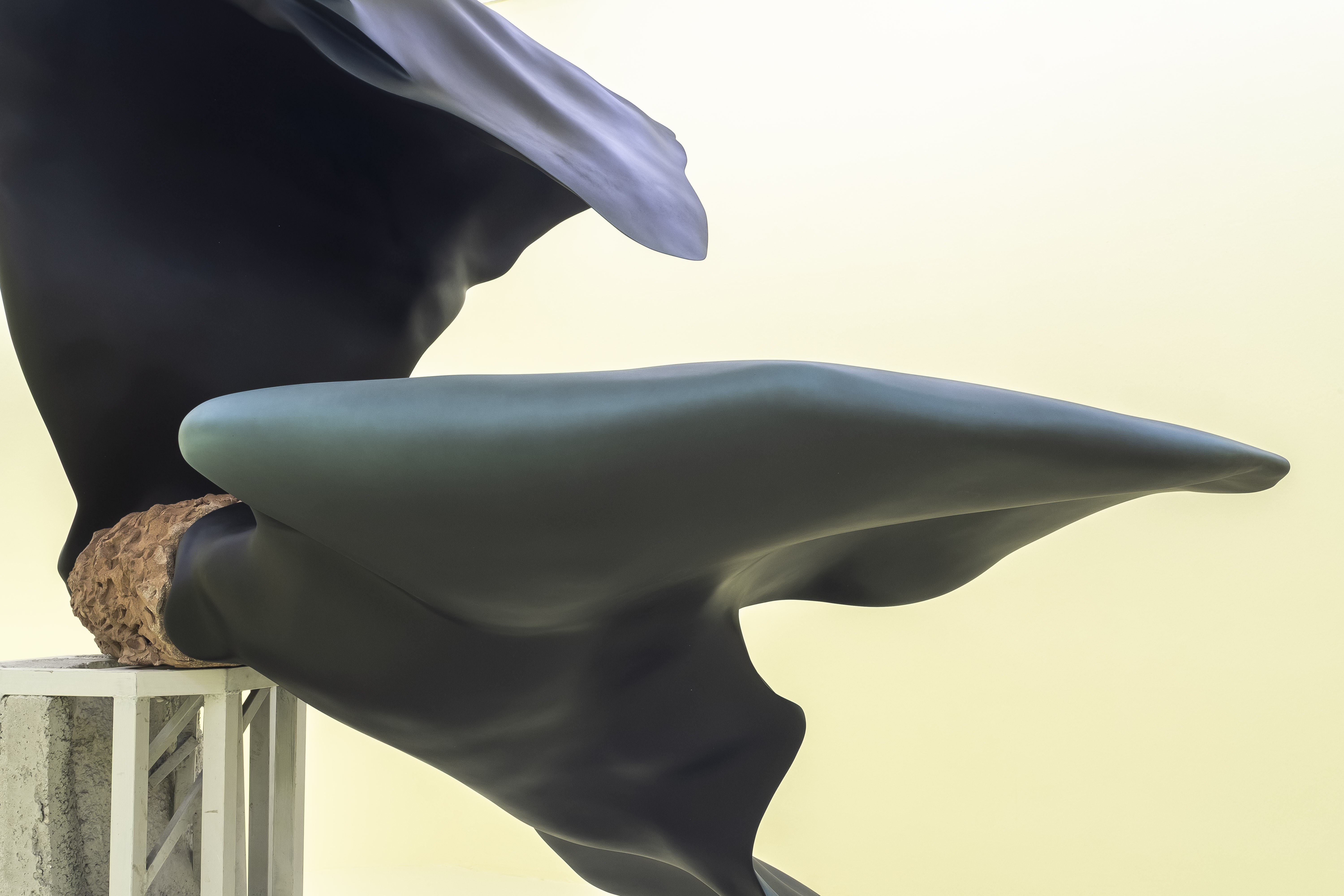 Teresa Solar Abboud, "Tunnel Boring Machine (Atlantic Ridge Multiplicity)", 2025. Installation view "Self-Portrait as a Pregnant Woman", Kunstverein Hannover, 2025. Photo: Mathias Völzke