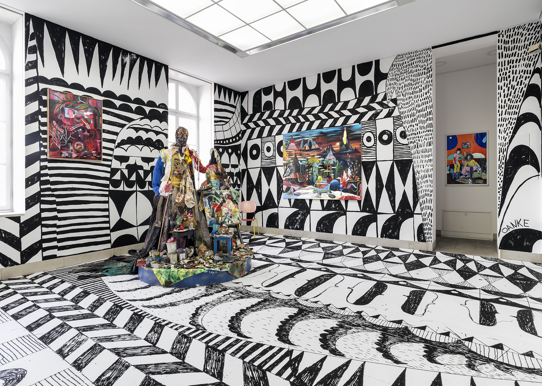 Installation view: Monika Michalko, Photo: Wolfgang Günzel © the artist and Galerie Stadt Sindelfingen, Courtesy: the artist, Galerie van de Loo, München and Produzentengalerie Hamburg