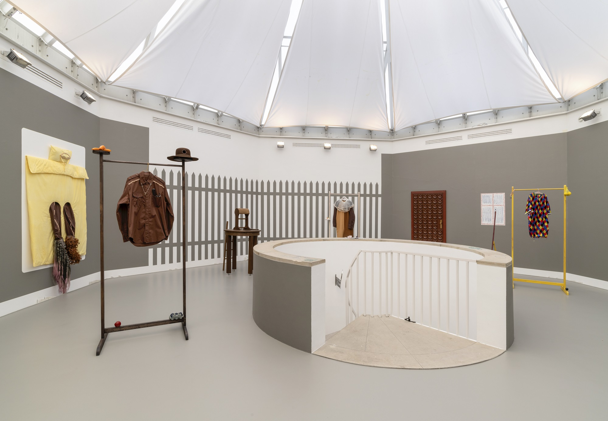 Installation view: Mike Bourscheid, Sunny Side Up and Other Sorrowful Stories, 2021, Photo: Wolfgang Günzel © the artist and Galerie Stadt Sindelfingen, Courtesy: the artist