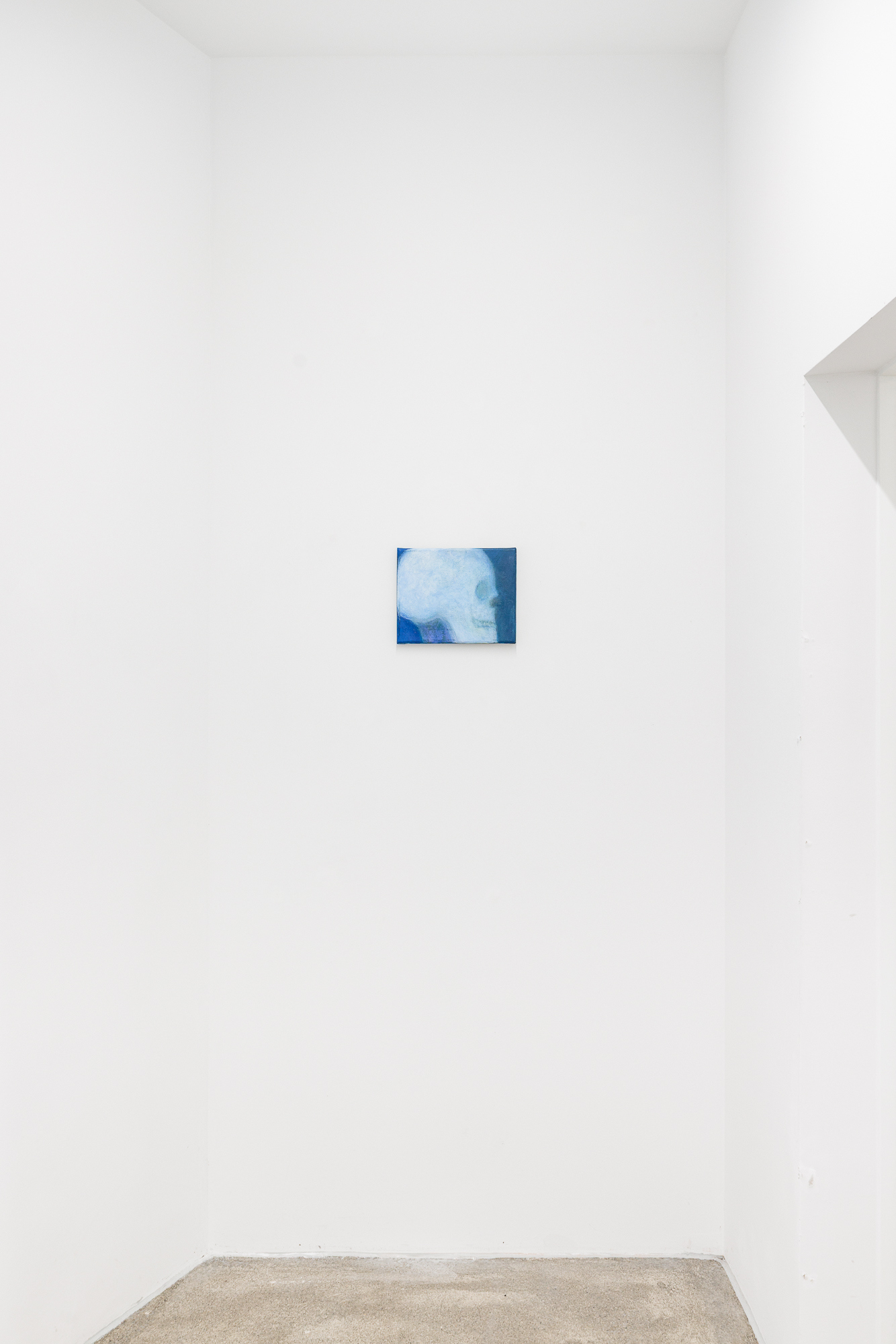 Wolfgang Guenther, Untitled (Skull), 2025, acrylic on canvas, 24 x 30cm