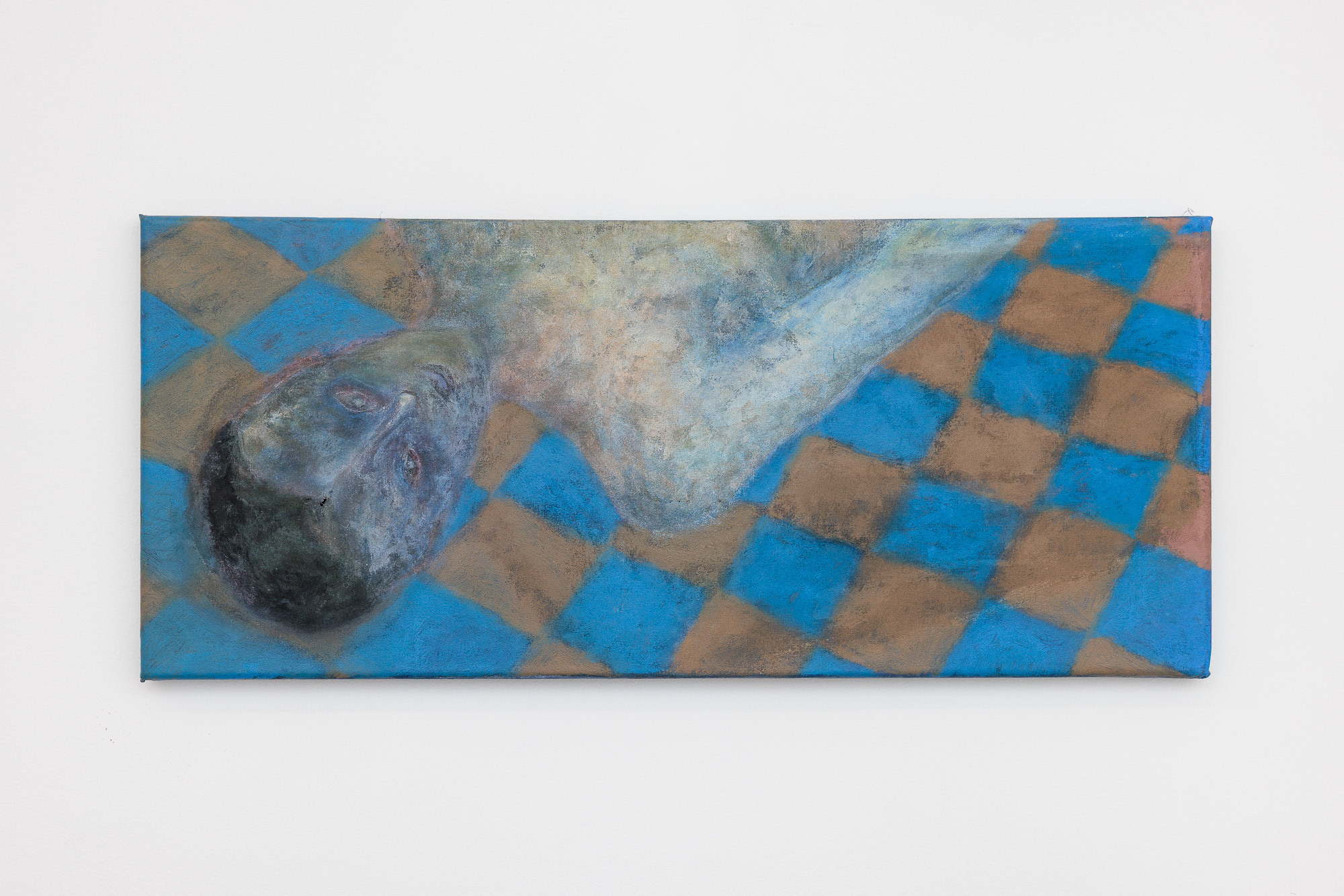 Wolfgang Guenther, Blank, 2025, acrylic on canvas, 26 x 60cm