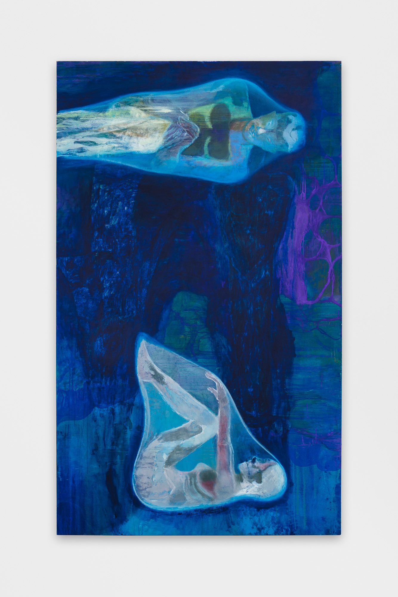 Wolfgang Guenther, Rewired, 2025, acrylic on canvas, 252 x 152cm