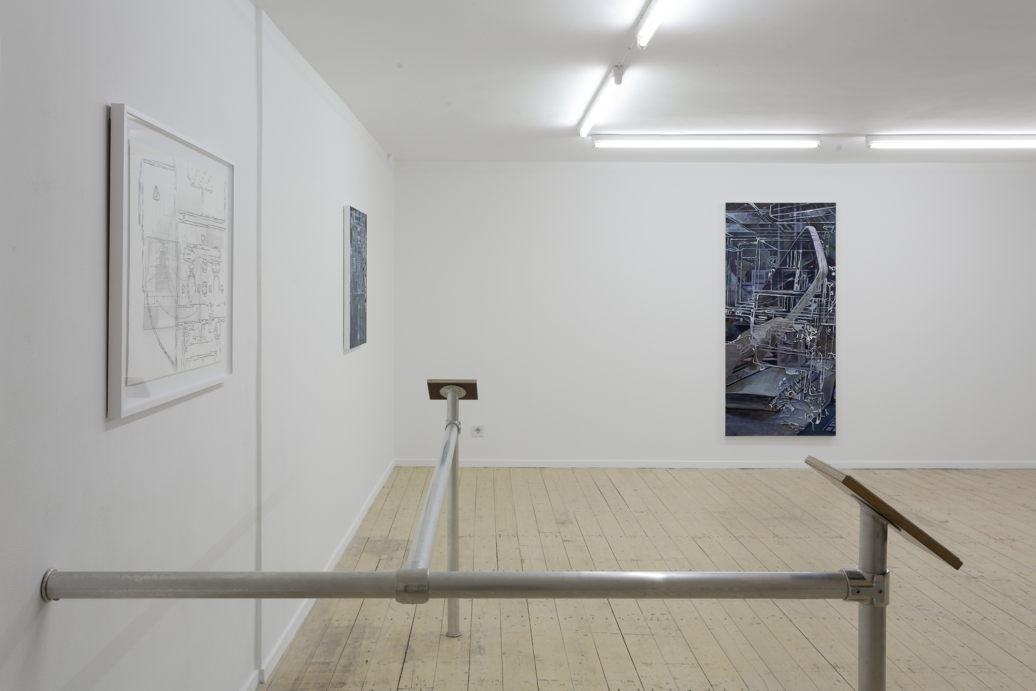 Gabrielė Adomaitytė, Depositories, 2026. Exhibition view at Editorial, Vilnius