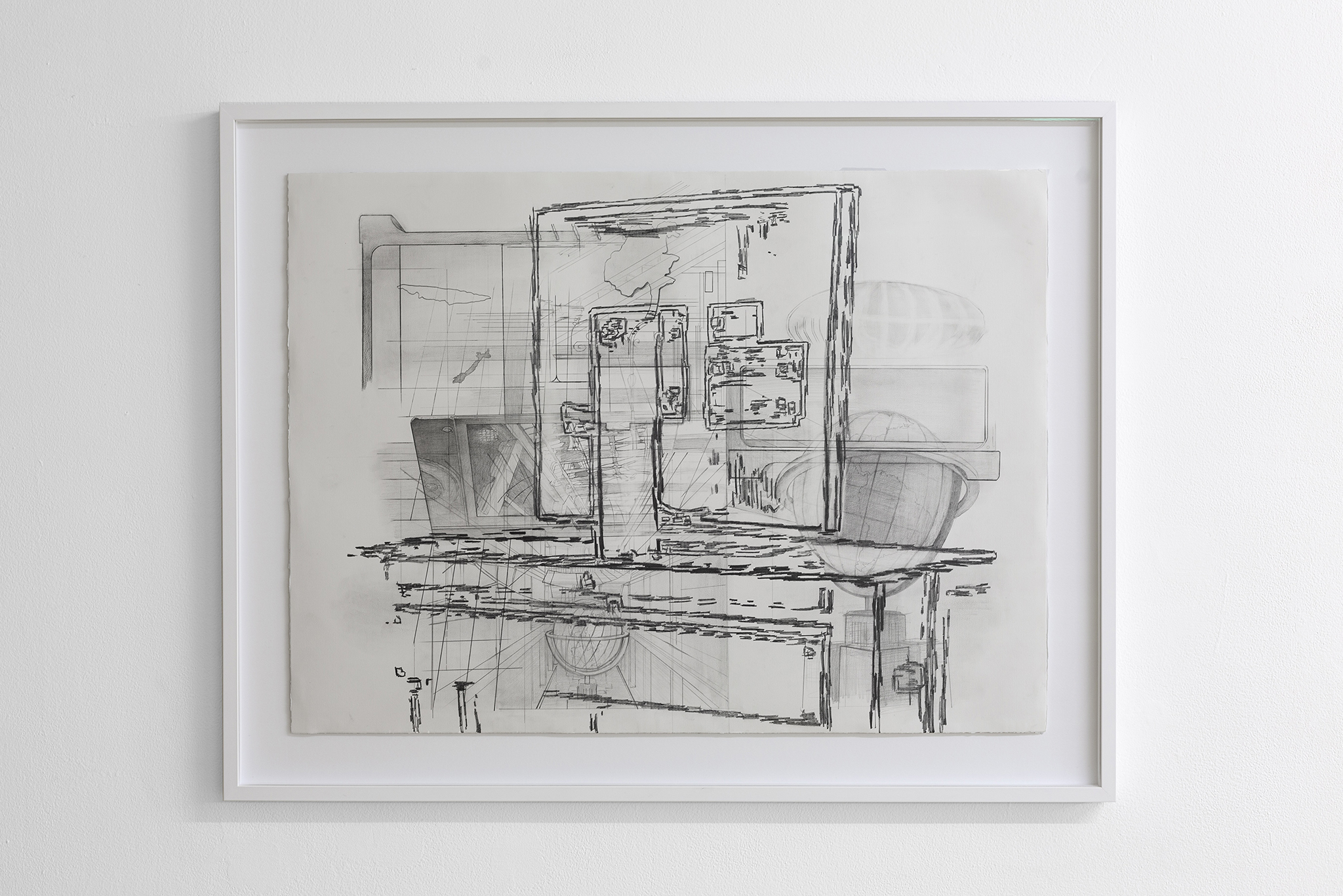 Gabrielė Adomaitytė, DEP-192, 2025. Graphite on paper, 70 x 90 cm