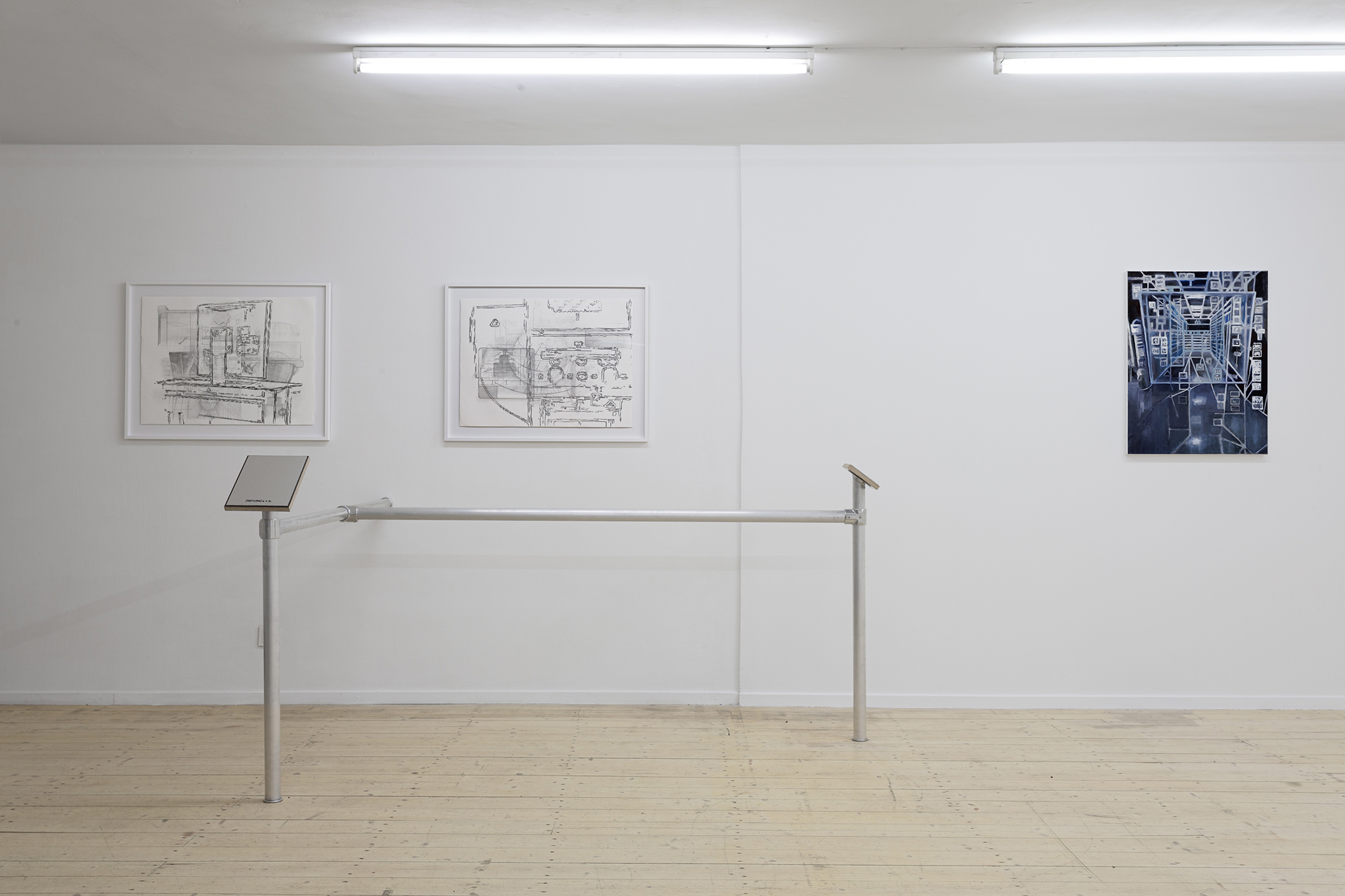 Gabrielė Adomaitytė, Depositories, 2026. Exhibition view at Editorial, Vilnius