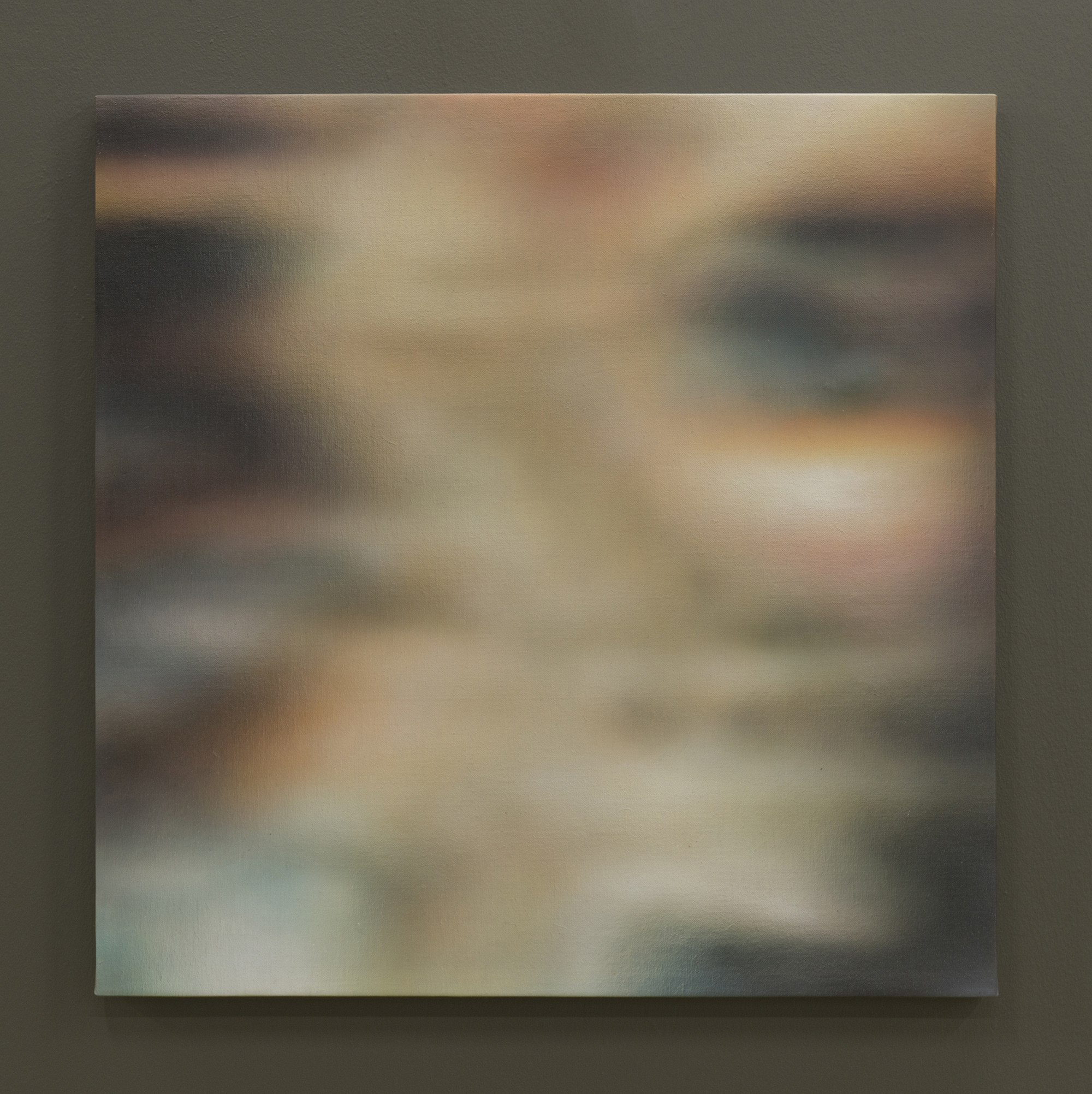 Swipe Painting or Abstraction of a Globalized Capitalism or the Manipulation of a Brush Where the Infinite Variety of Phenomena Are Concealed (Magical Quartz) Oil on linen 70 x 70 cm 2026