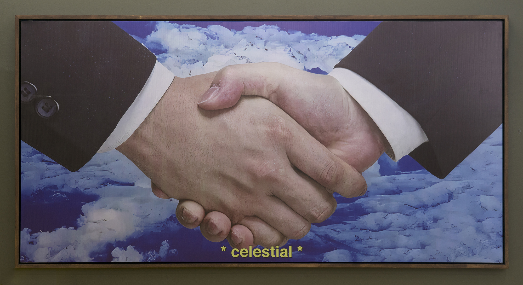 Celestial Print on canvas, wood 266 x 136.8 x 6 cm 2026