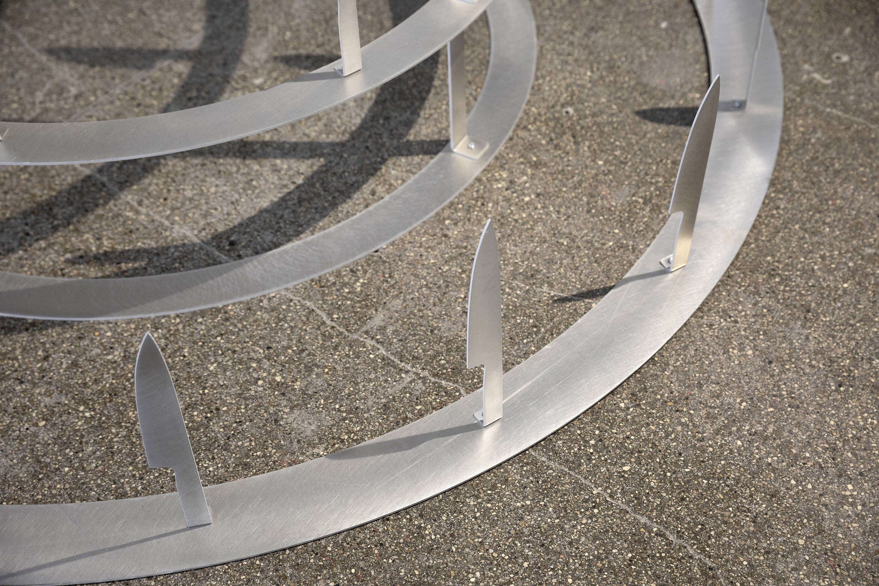 Sasha Auerbakh, Knife-Hat, 2024, detail