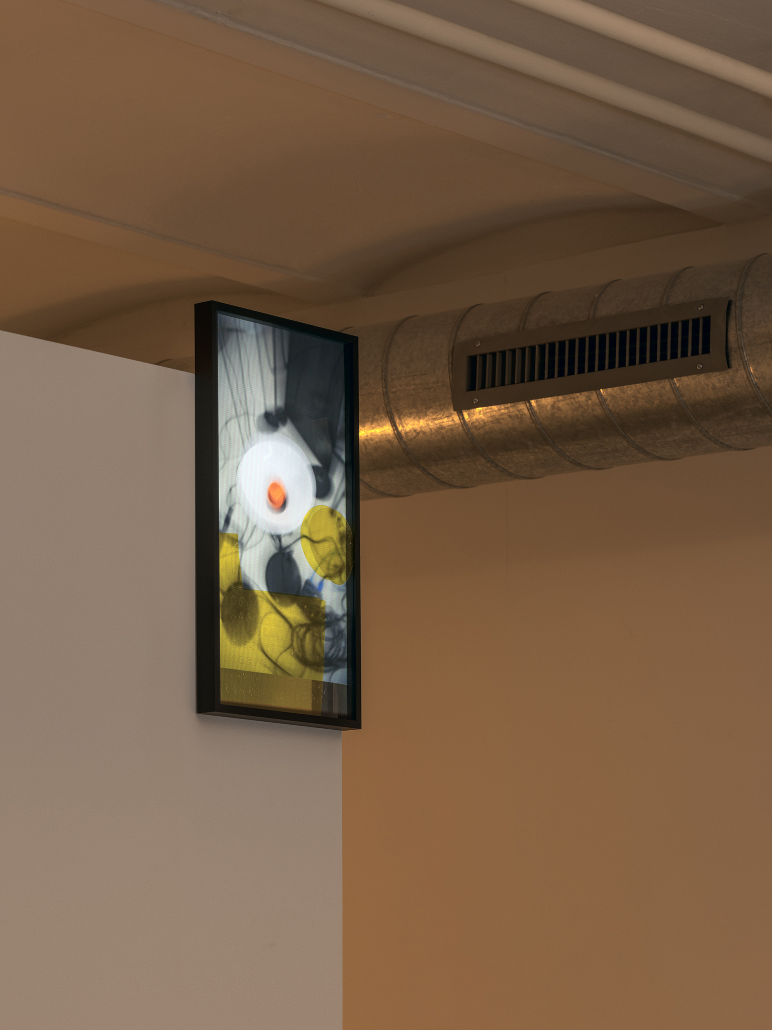 Daria Blum, i‘m watching the go-kart session in classroom three and all the parents and kids are cheering, 2026, marytwo. Photo: Julian Blum