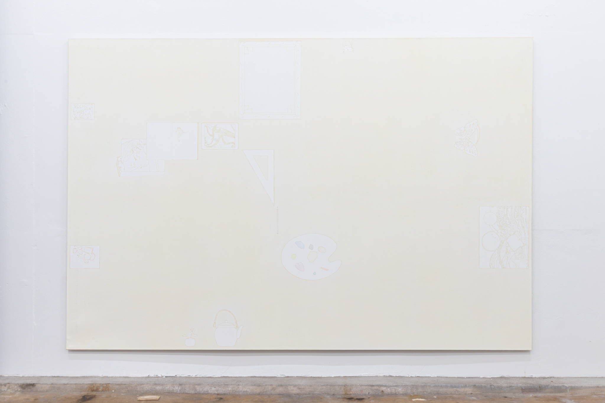 Laura Wesamaa: pegaso mise-en-scène ii, 2021, oil on linen, 200 x 300 cm
