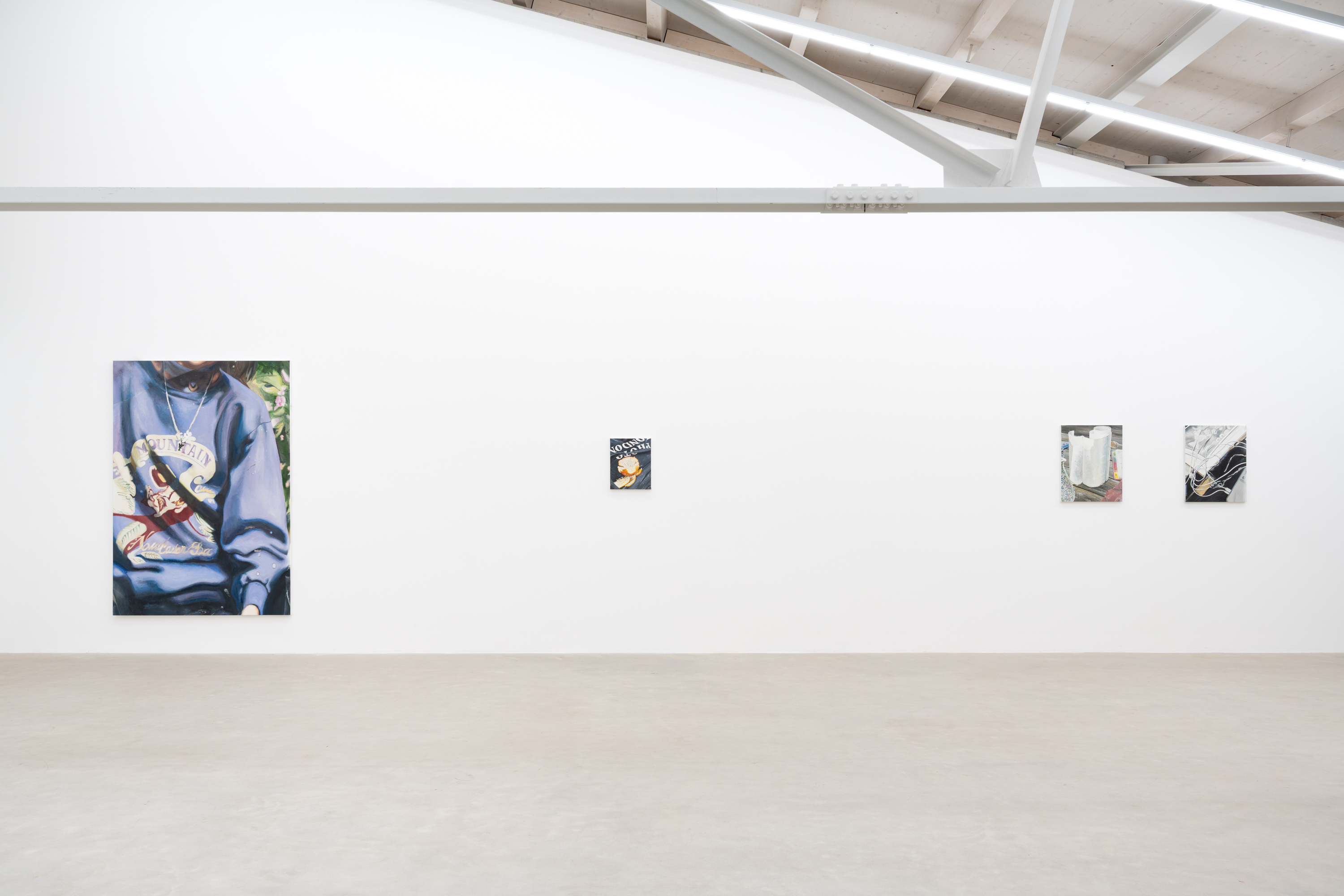 Mireille Blanc, Mountain. Courtesy of the artist, Galerie Anne-Sarah Bénichou. Mireille Blanc, Photo; Rouleau; Studio. Courtesy of the artist, THE PILL ® Kunsthaus Baselland 2026. © 2026, ProLitteris, Zurich. Photo: Finn Curry