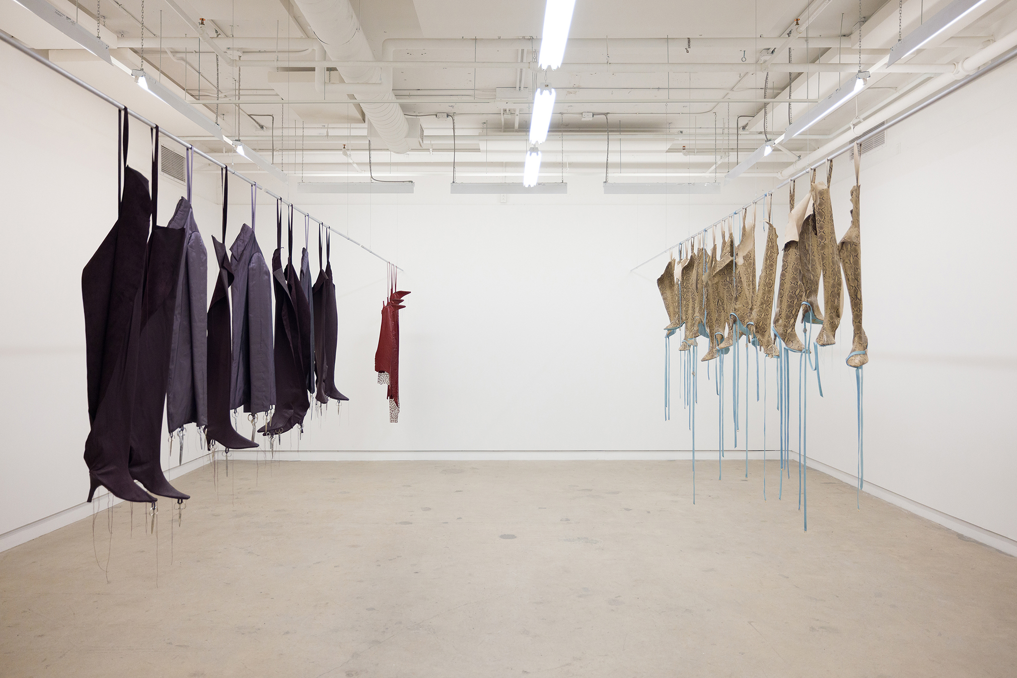 installation view of Split Hairs, 2026 at Diagonale