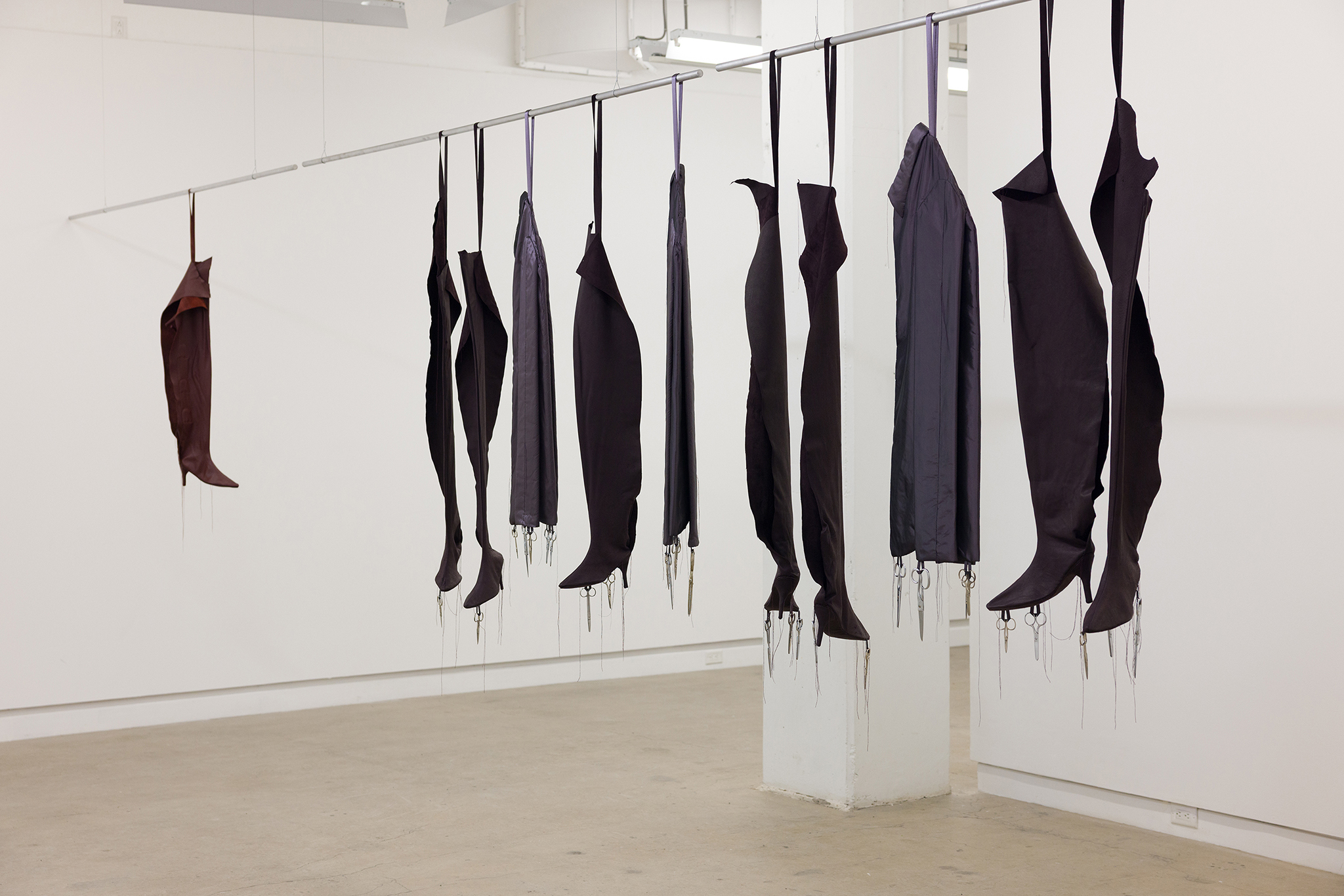 installation view of Split Hairs, 2026 at Diagonale