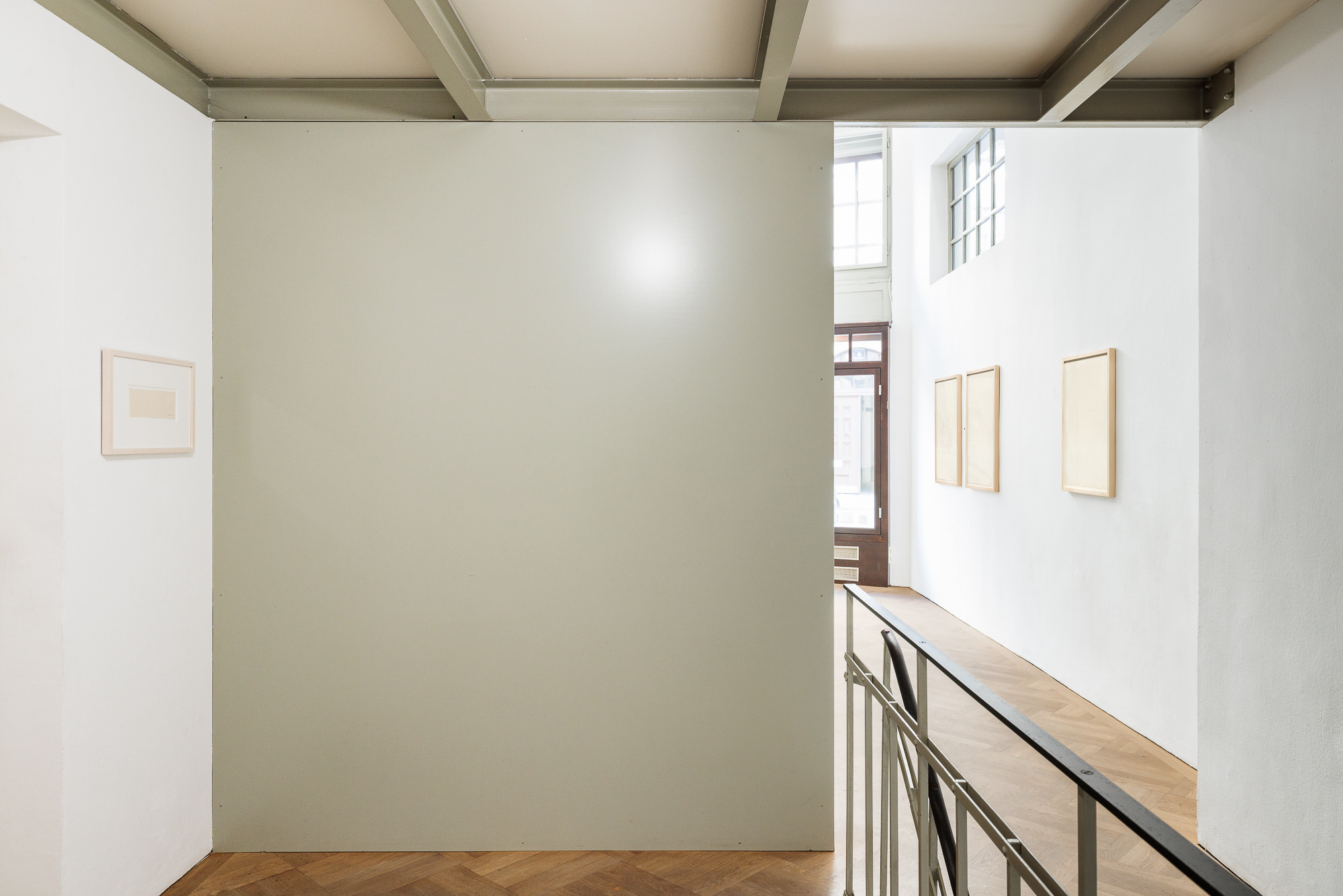 Exhibition view Random Tunes and Fire Drawings, Erwin Thorn,  Lombardi-Kargl, 2026, Vienna