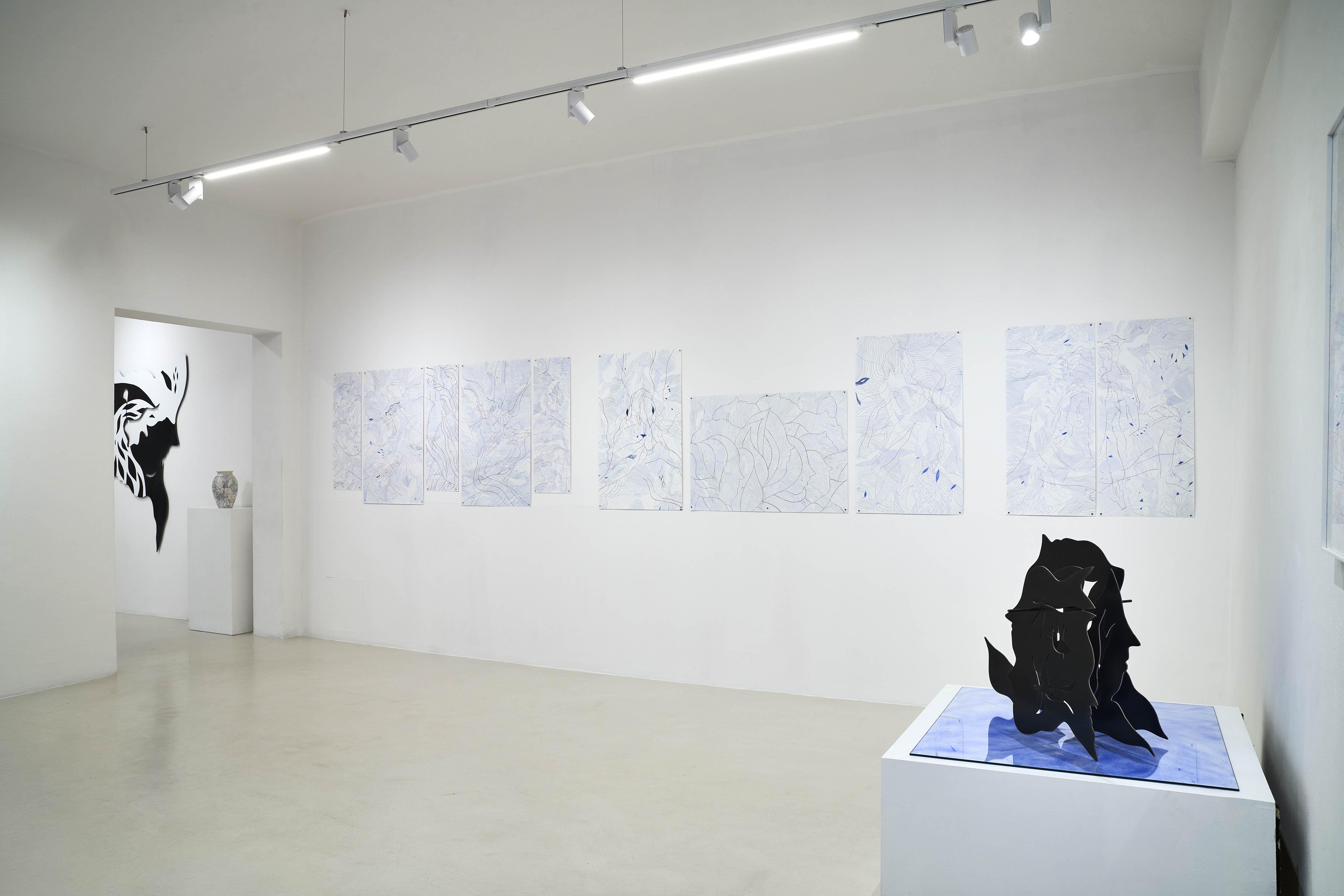 Aris, Floating Shapes, exhibition view, Ph. Fabrizio Cicconi, Courtesy of SpazioC21
