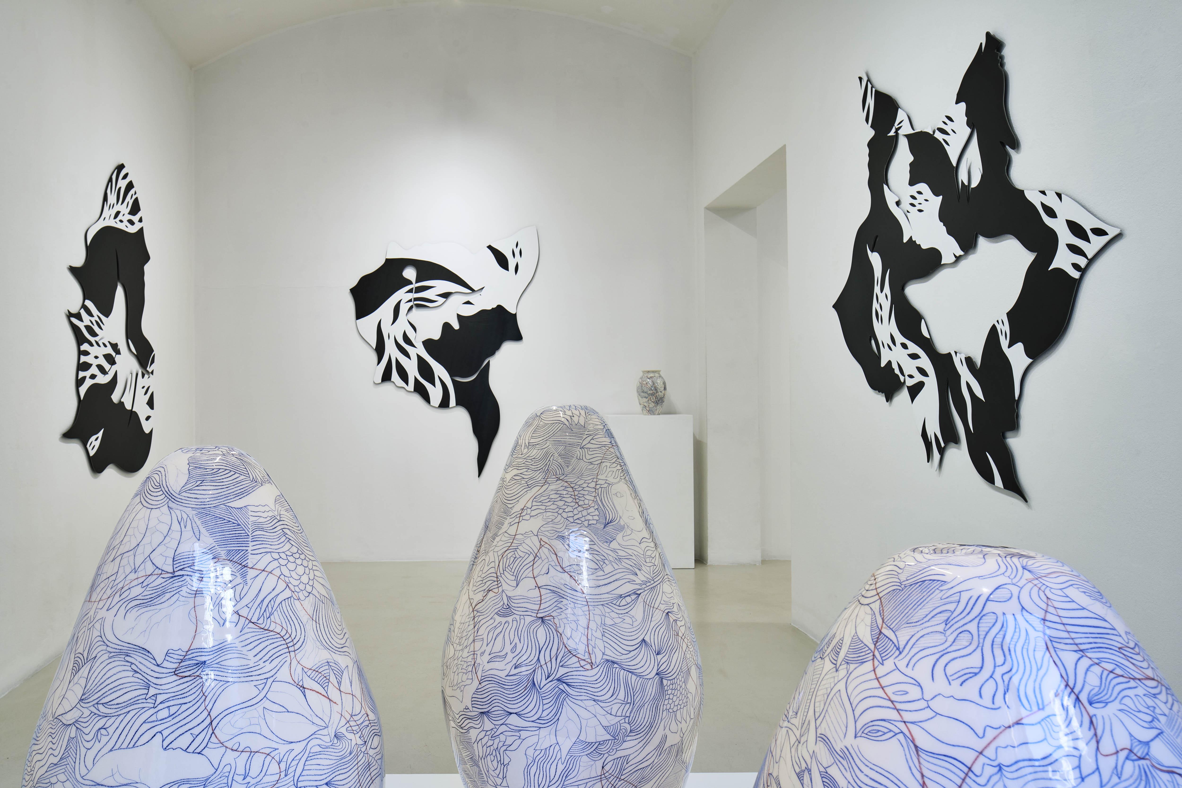 Aris, Floating Shapes, exhibition view, Ph. Fabrizio Cicconi, Courtesy of SpazioC21