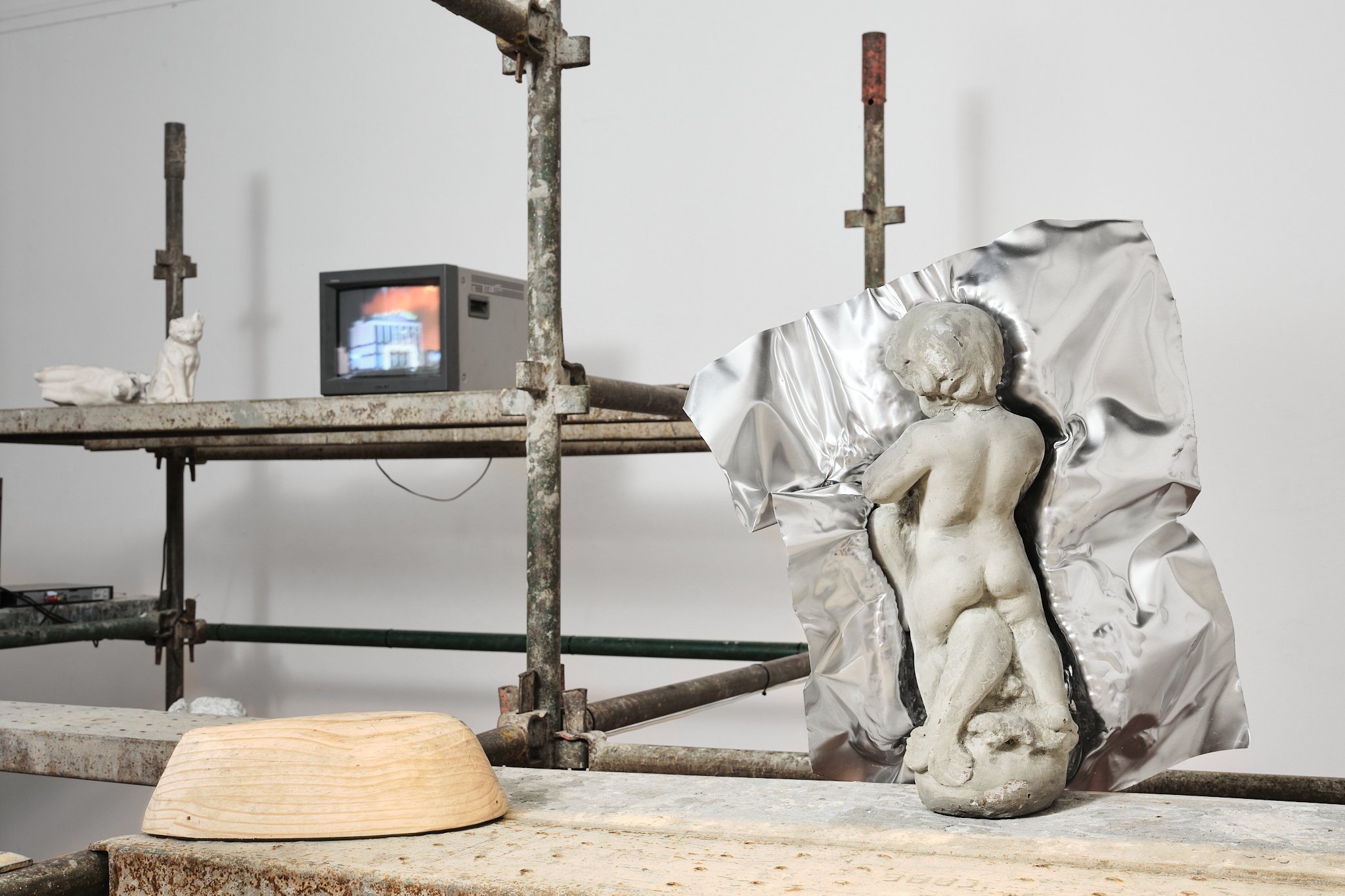 Detail of the "cast room" 