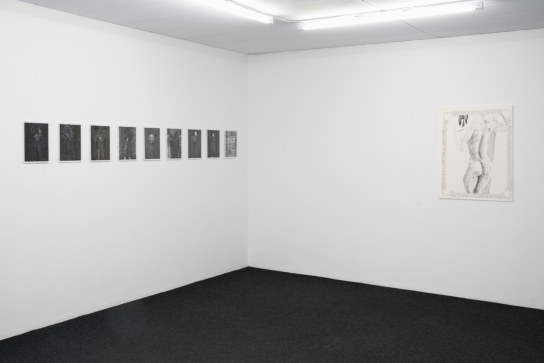 Katharina Schücke, Spiegel, installation view, GOODBANK, Frankfurt am Main 2026.