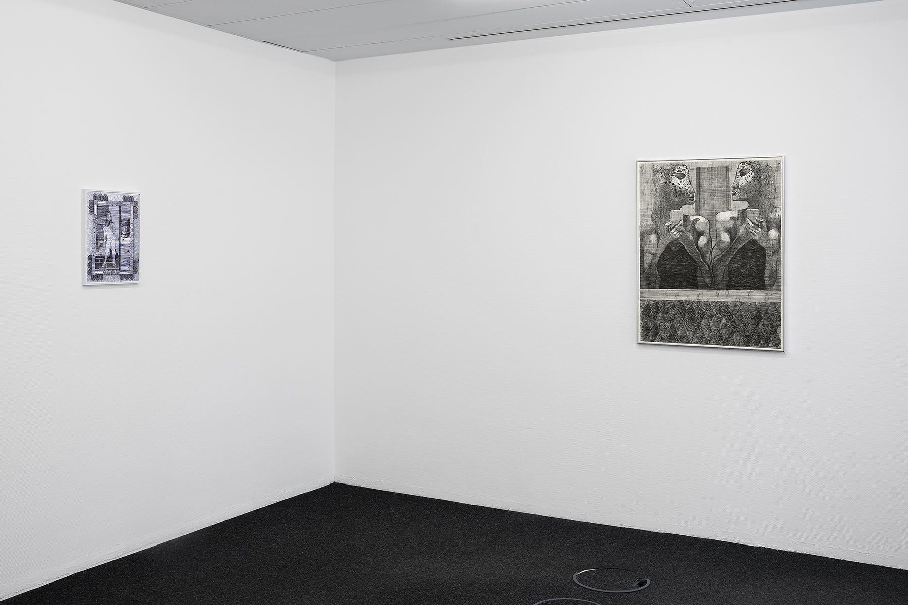 Katharina Schücke, Spiegel, installation view, GOODBANK, Frankfurt am Main 2026.