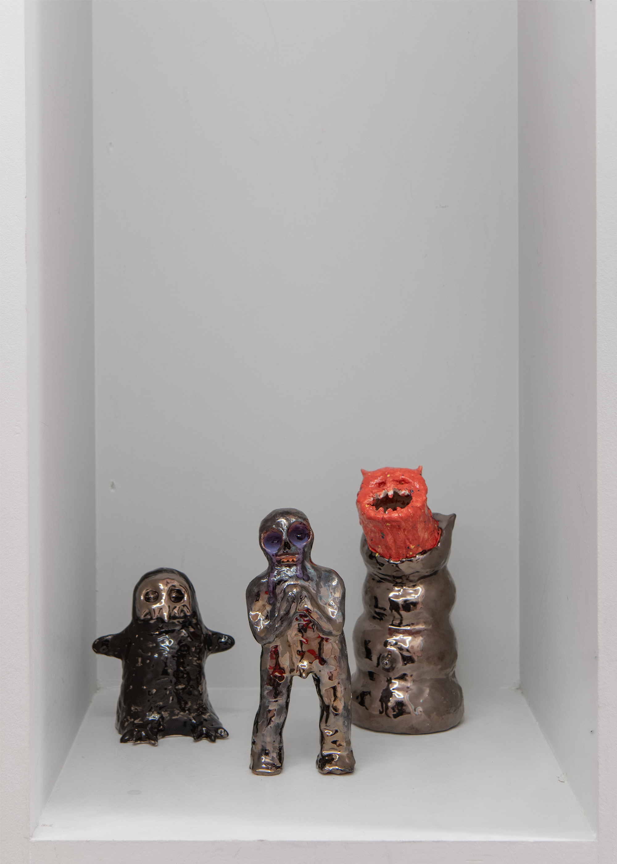 Ivan Volkov, Evil toys, 2025, 25 x 10 x 5 cm Ceramic, glaze 