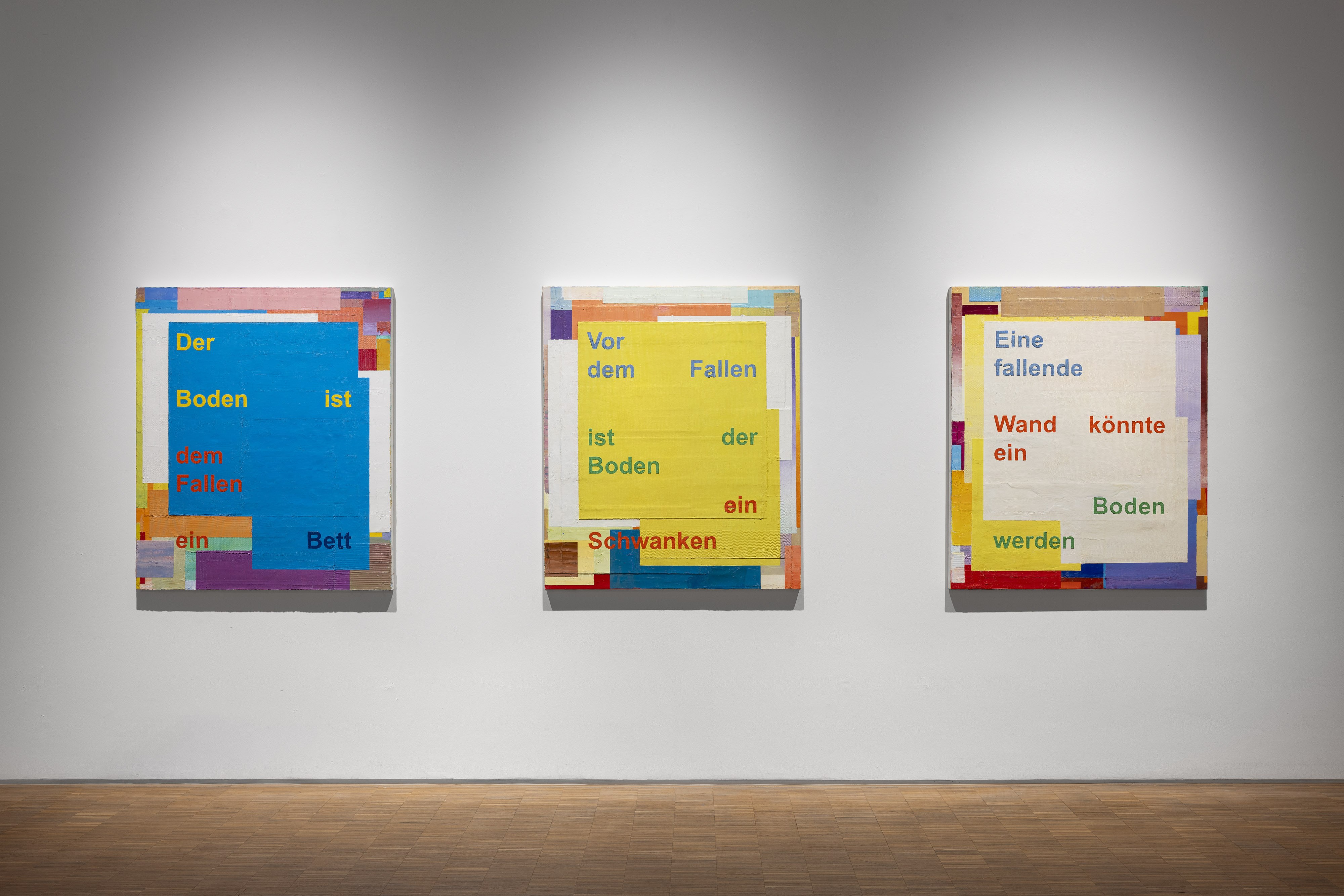 Benjamin Appel, Der Boden ist dem Fallen ein Bett, Vor dem Fallen ist der Boden ein Schwanken & Eine fallende Wand könnte ein Boden werden, all 2023