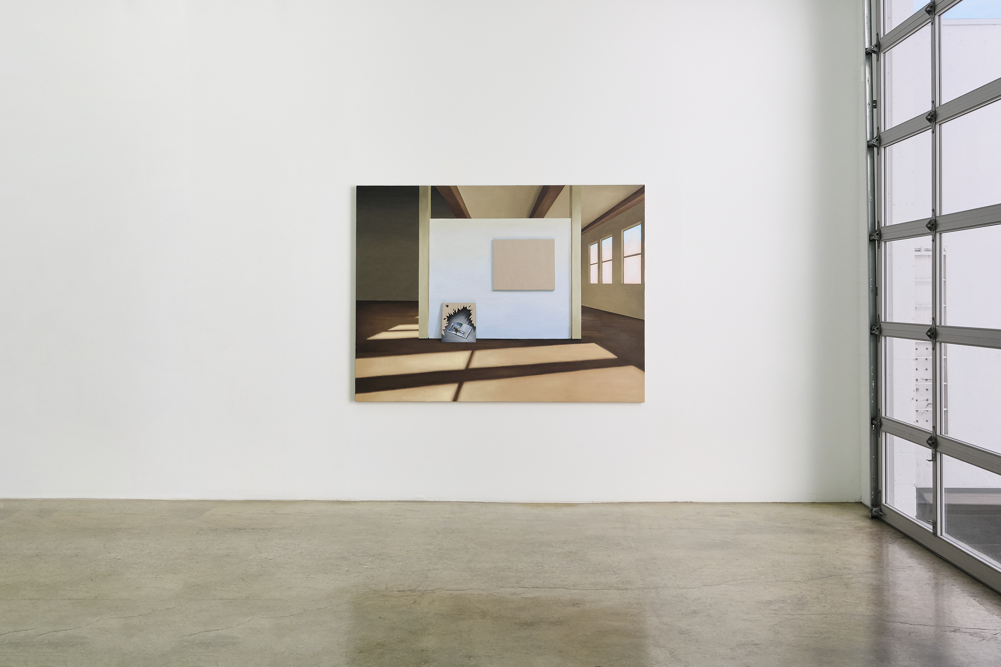 Madeline Ludwig-Leone, The New Model, 2025. Oil on linen 60 x 80 inches.