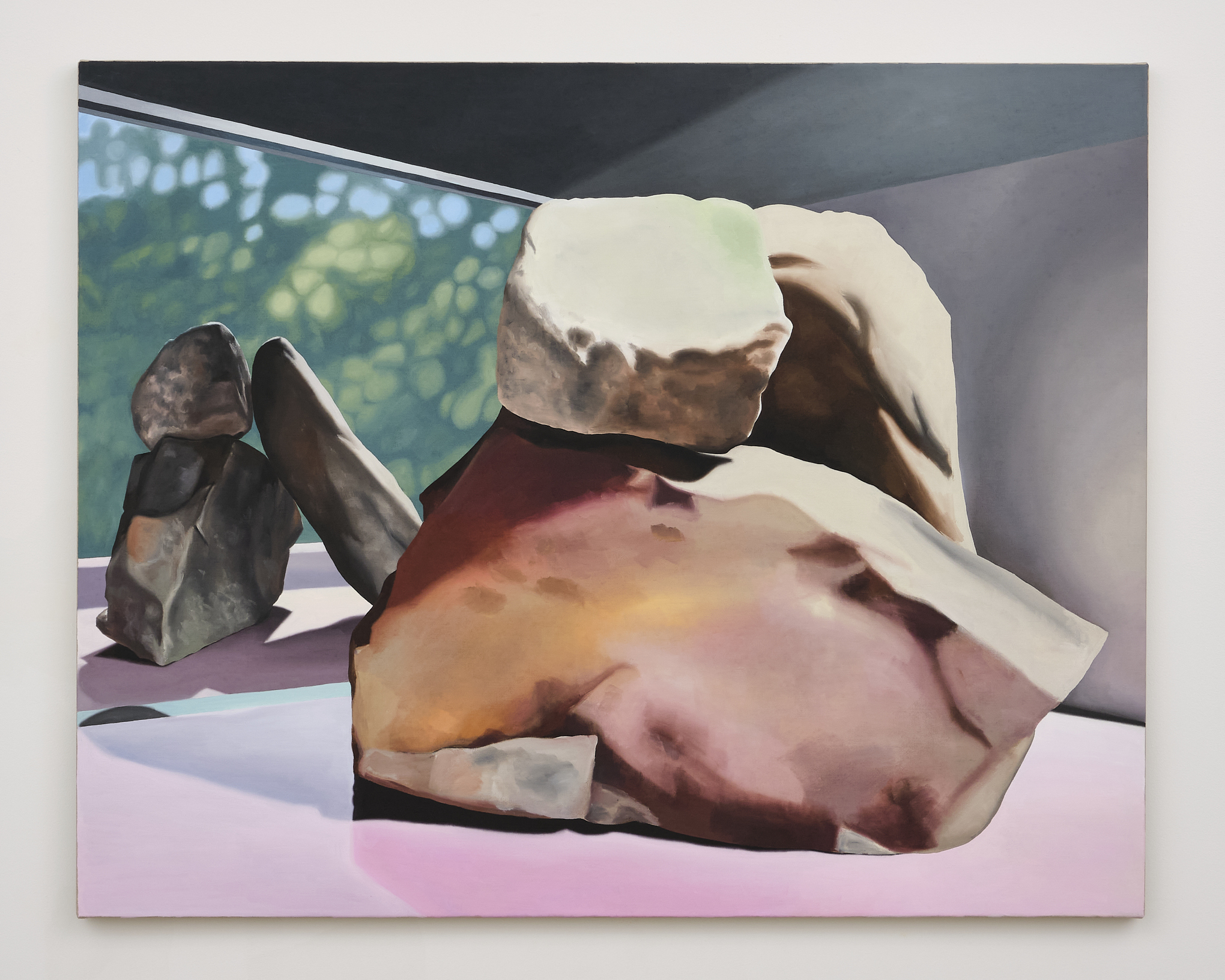 Madeline Ludwig-Leone, Cairns, 2025. Oil on linen 40 x 50 inches.