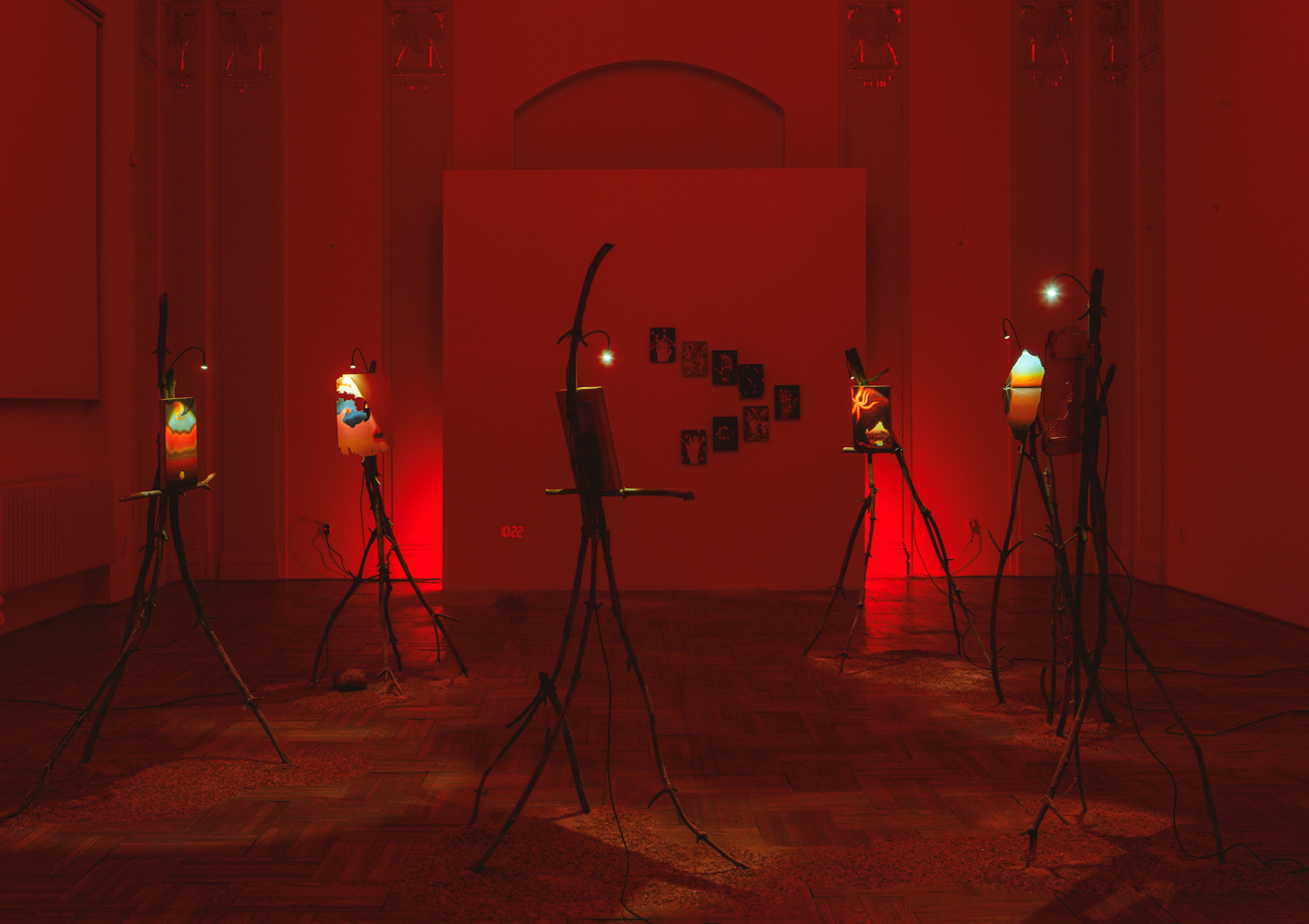 Šárka Koudelová, Sol, 2026, installation view, Museum of Arts and Design Benešov, CZ