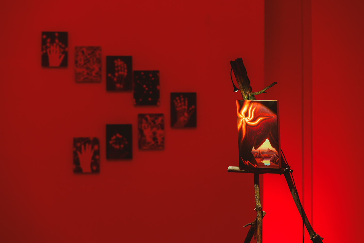Šárka Koudelová, Sol, 2026, installation view, Museum of Arts and Design Benešov, CZ