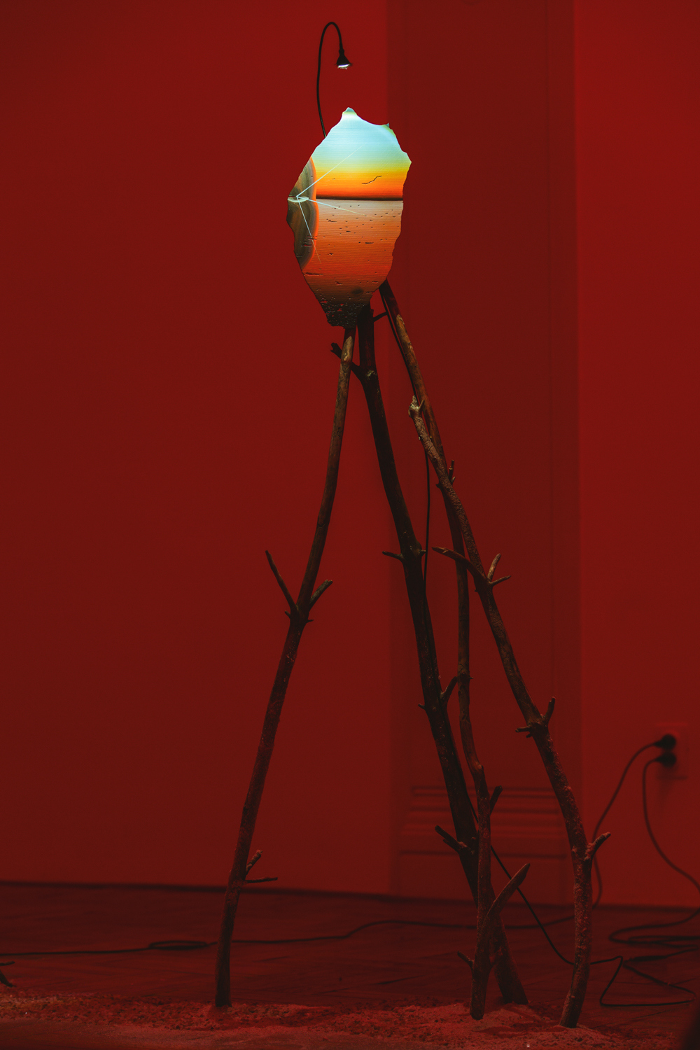 Šárka Koudelová, Sol, 2026, installation view, Museum of Arts and Design Benešov, CZ