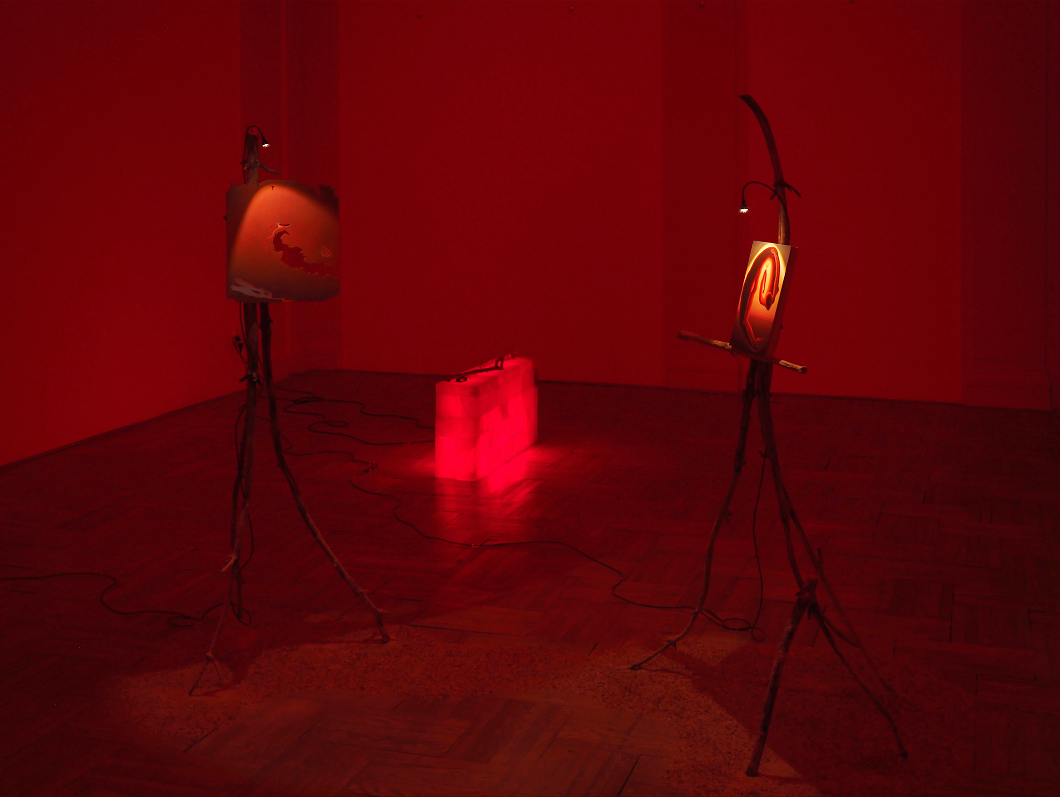 Šárka Koudelová, Sol, 2026, installation view, Museum of Arts and Design Benešov, CZ