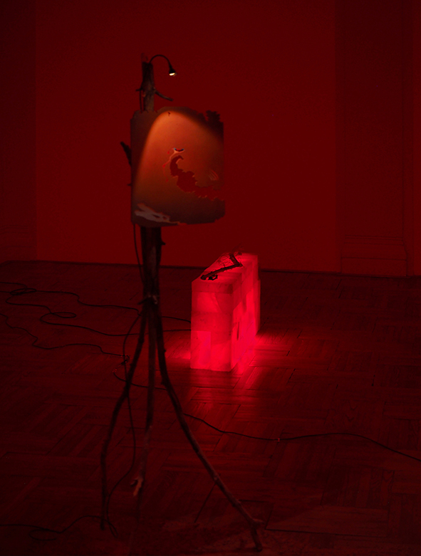 Šárka Koudelová, Sol, 2026, installation view, Museum of Arts and Design Benešov, CZ