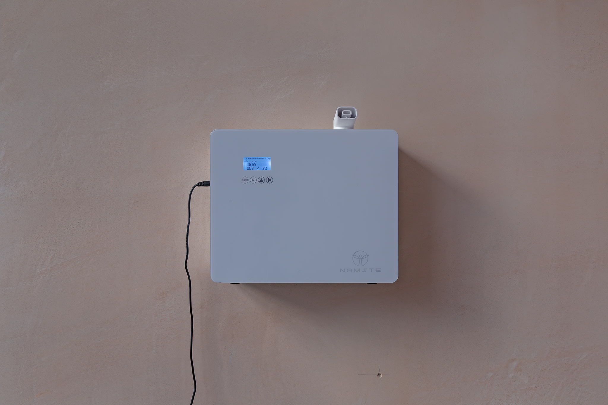 Butterfly, 2025. Industrial diffuser, Hexadecanal, musks, baby powder oil. Ella Fleck