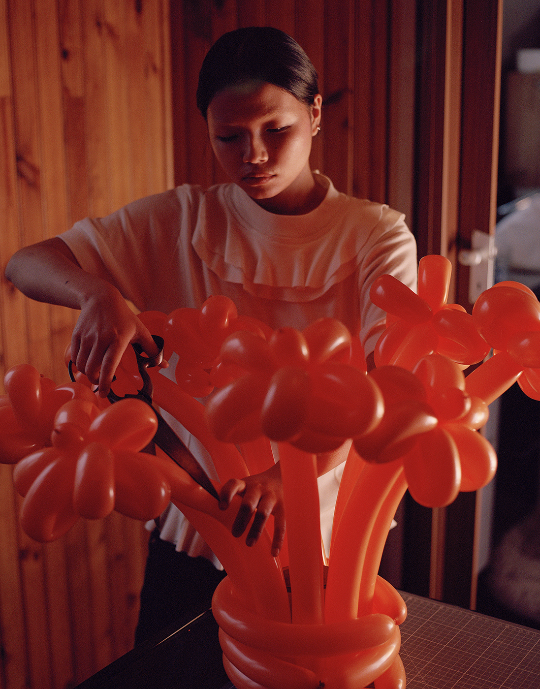 Trust Me — Staged photograph exploring relational tension and trust, part of the ongoing series presented at InCadaqués Festival. Investigating subtle power dynamics in everyday intimacy. 